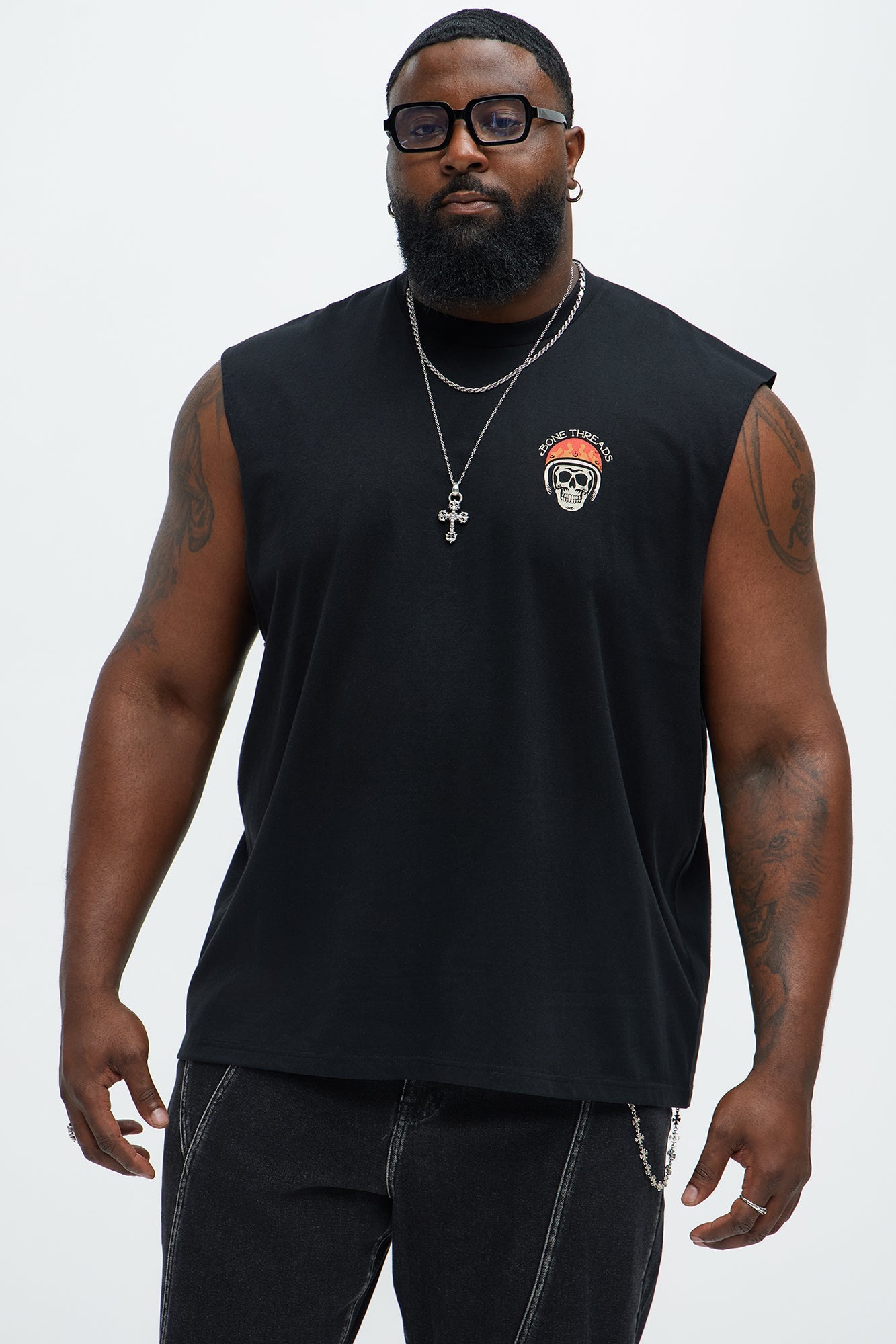 Fearless Soul Muscle Tee - Black