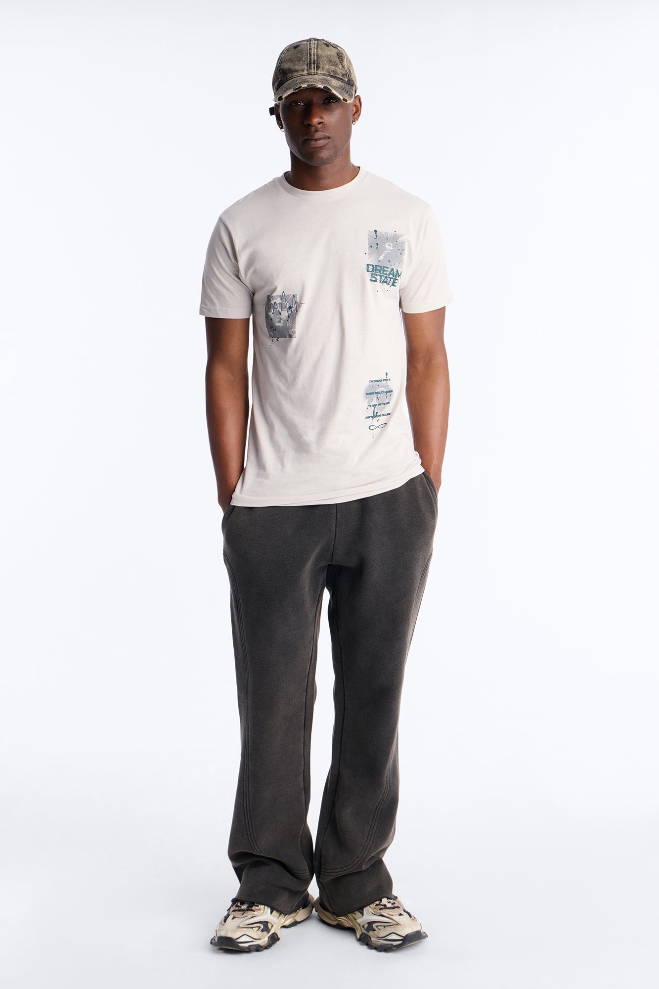 Beyond Your Dreams Short Sleeve Tee - Grey