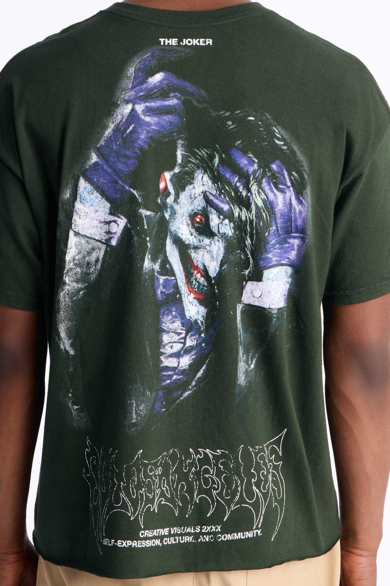 The Joker Beautiful Chaos Boxy Short Sleeve Tee - Green