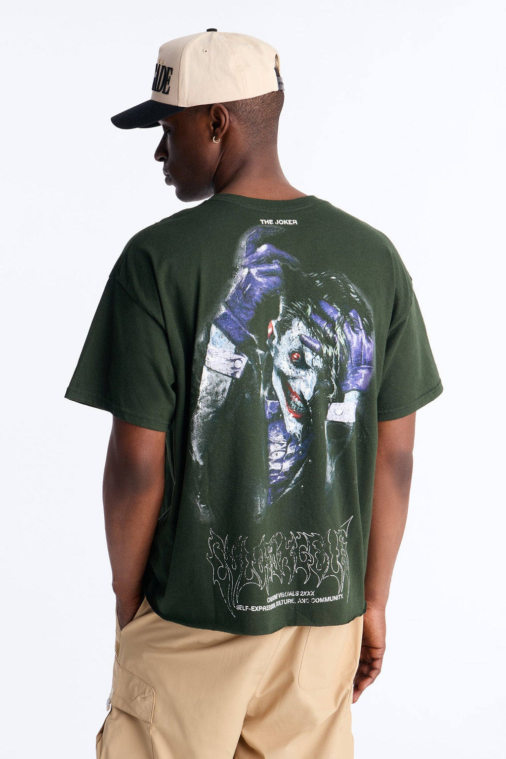 The Joker Beautiful Chaos Boxy Short Sleeve Tee - Green