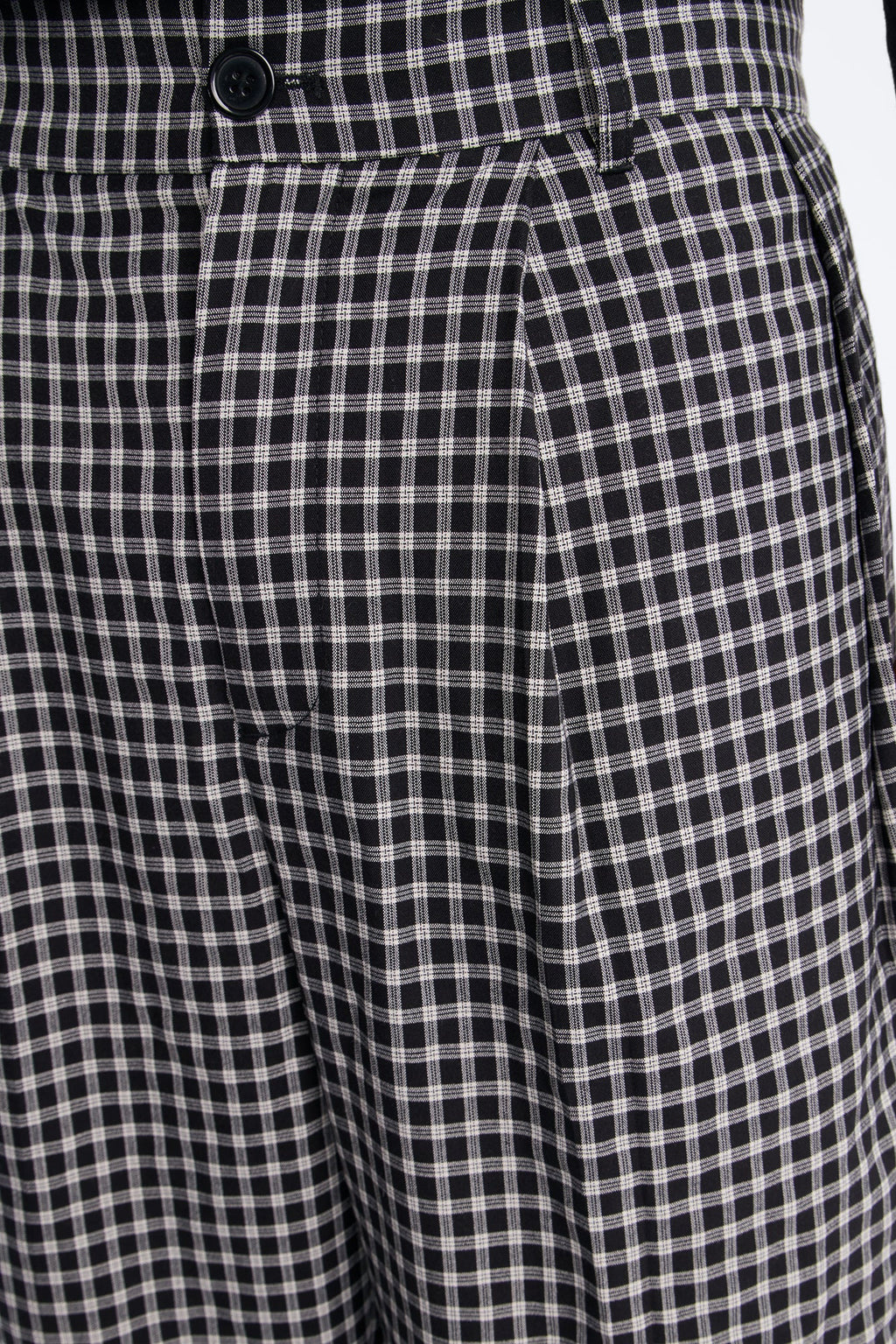 Wide Leg Pleated Downtown London Trouser - Black