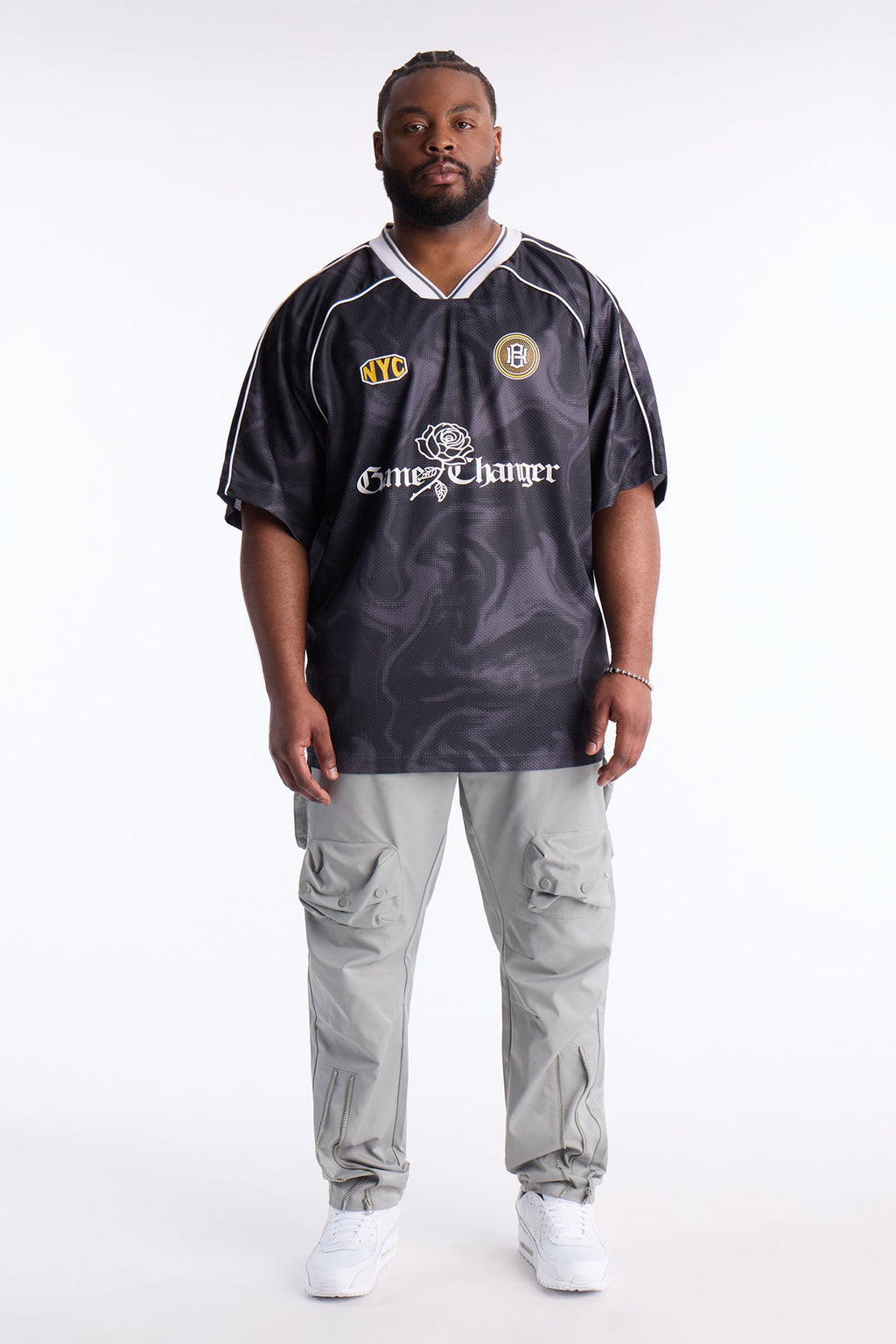 Game Changer Jersey Tee - Black