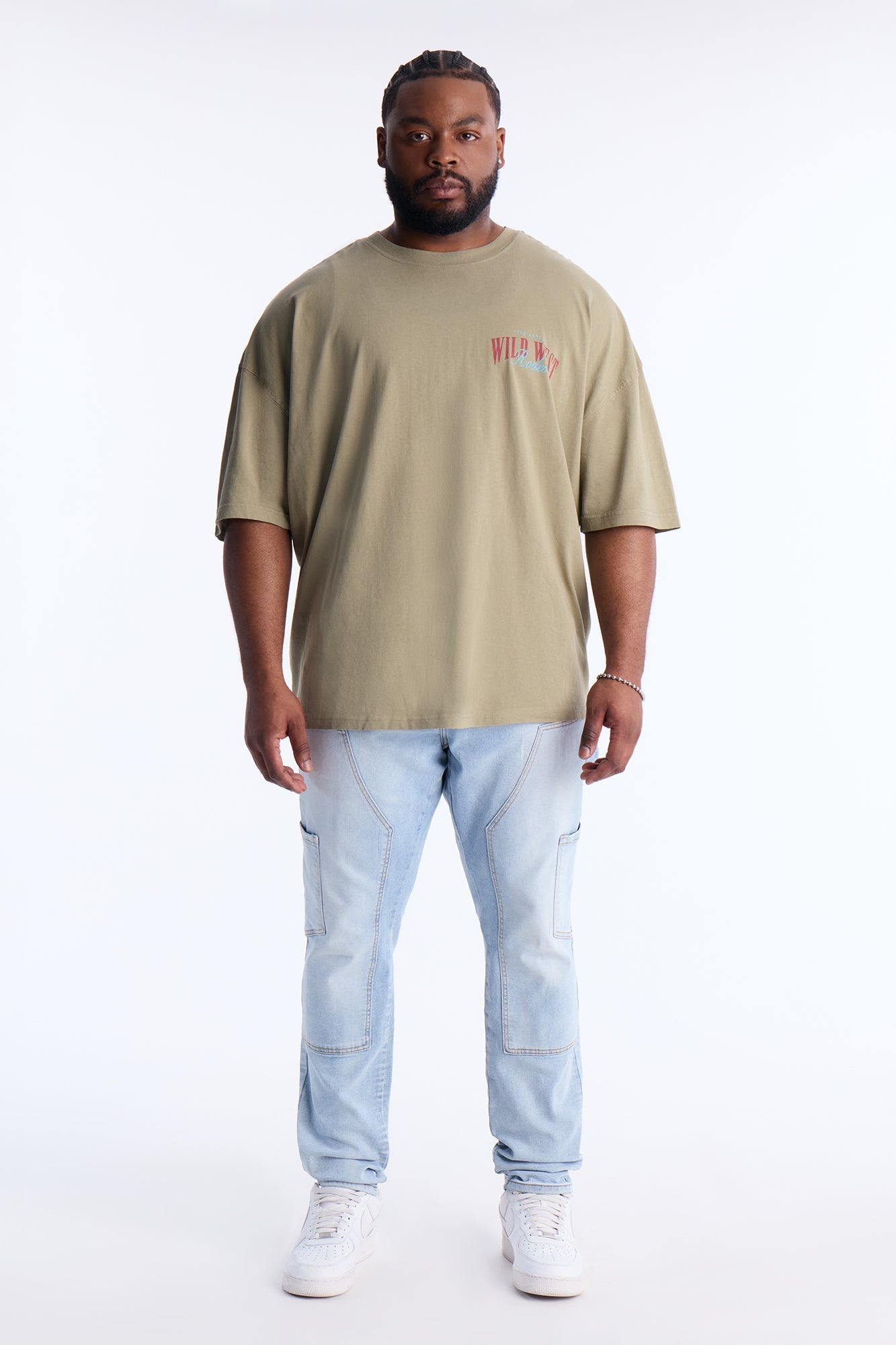 Studio Carpenter Stacked Skinny Jean - Light Wash