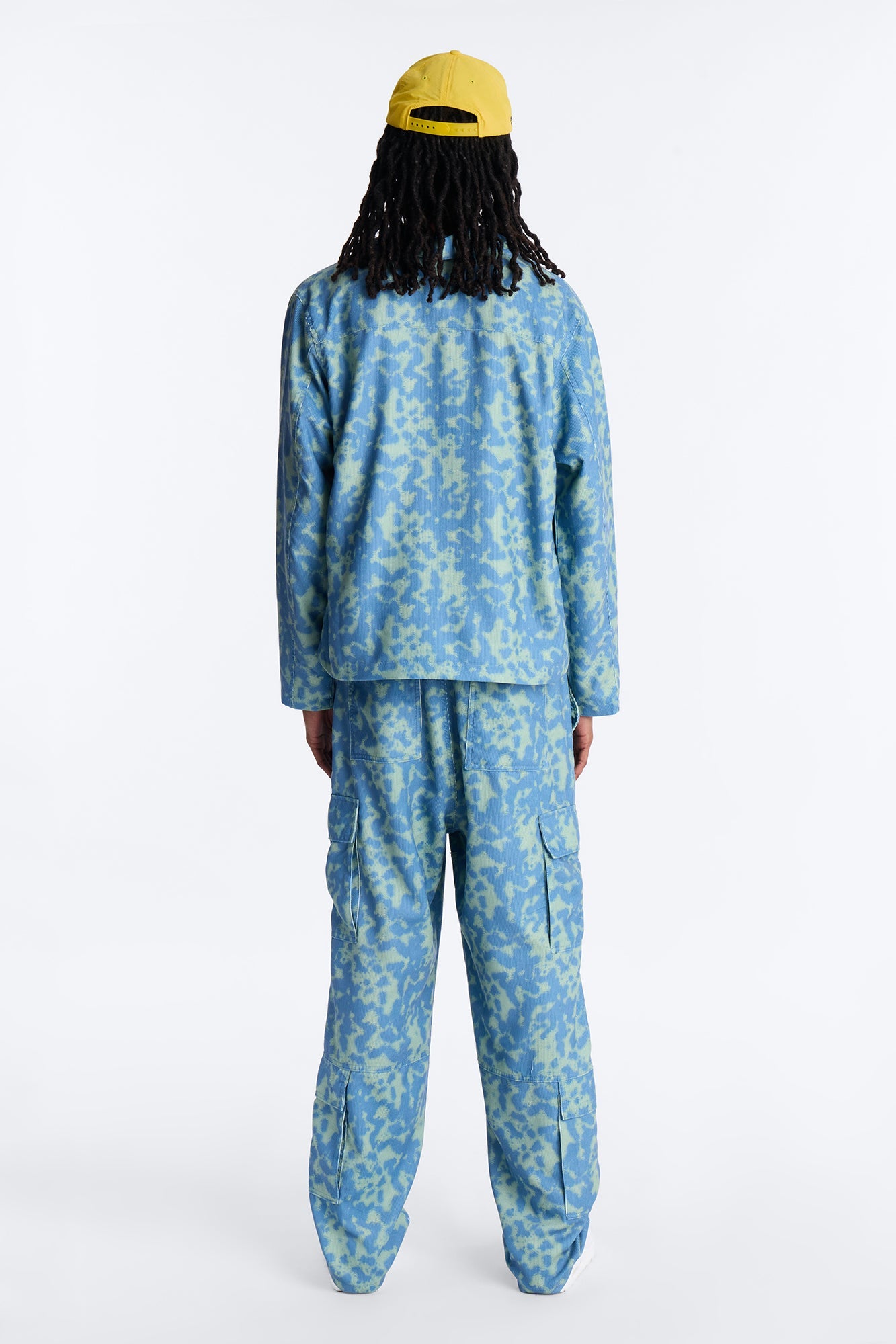 Terrain Drip Textured Chore Jacket - Blue