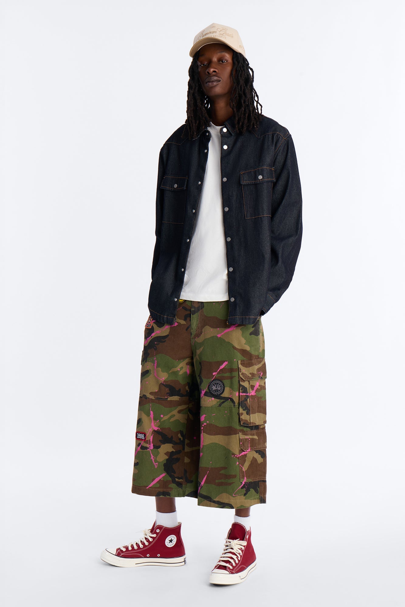 Baggy Art Collide Short - Camouflage