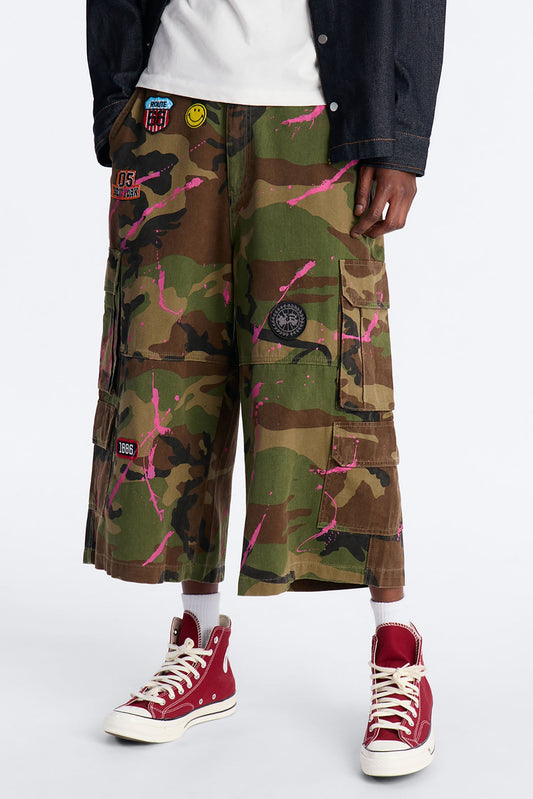 Baggy Art Collide Short - Camouflage