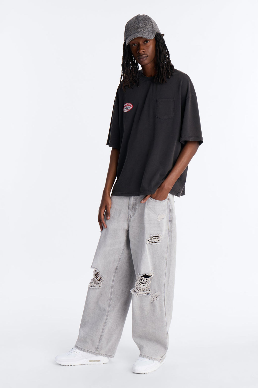 Boxy Gas Station Boxy Tee - Black Wash