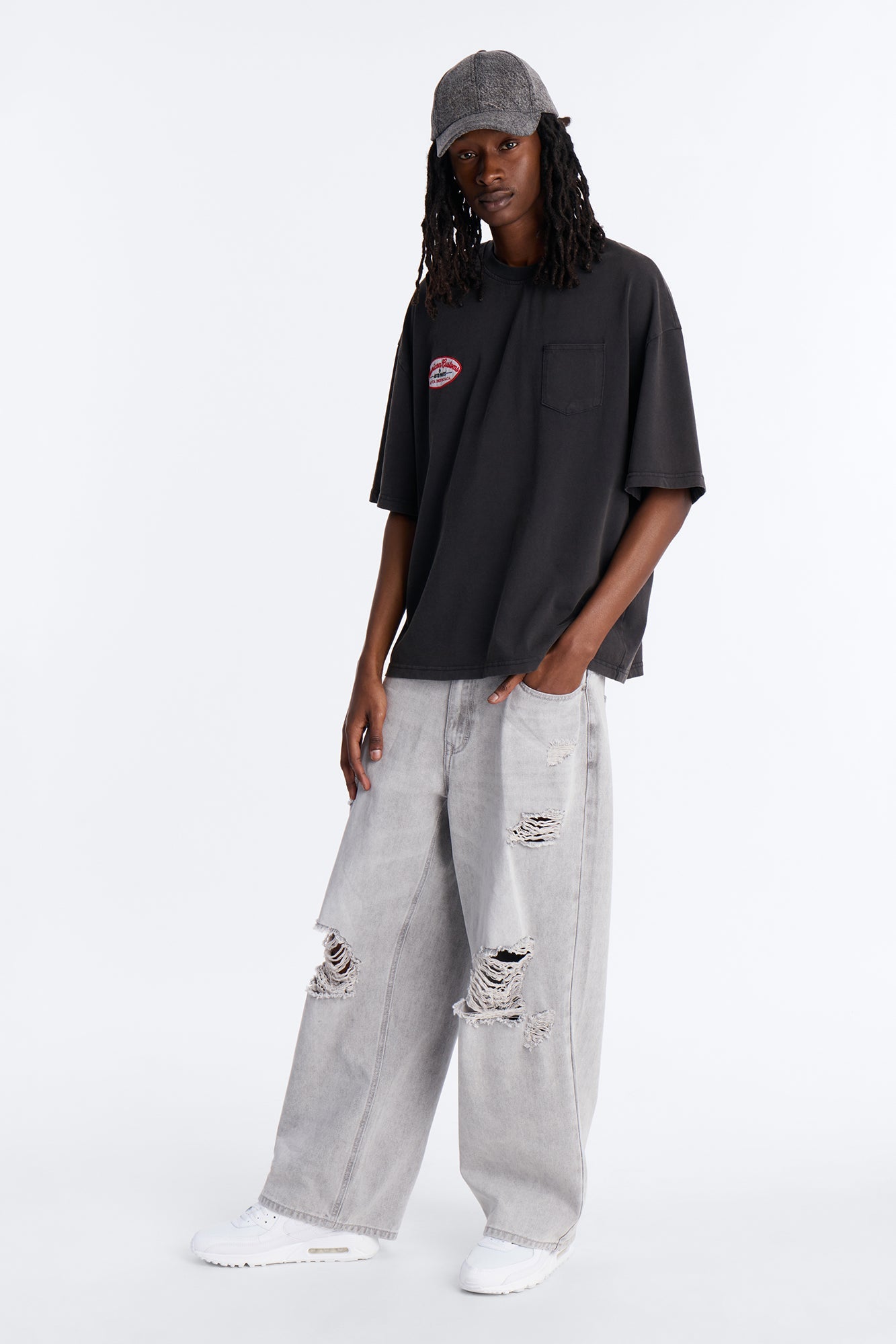 Boxy Gas Station Boxy Tee - Black Wash