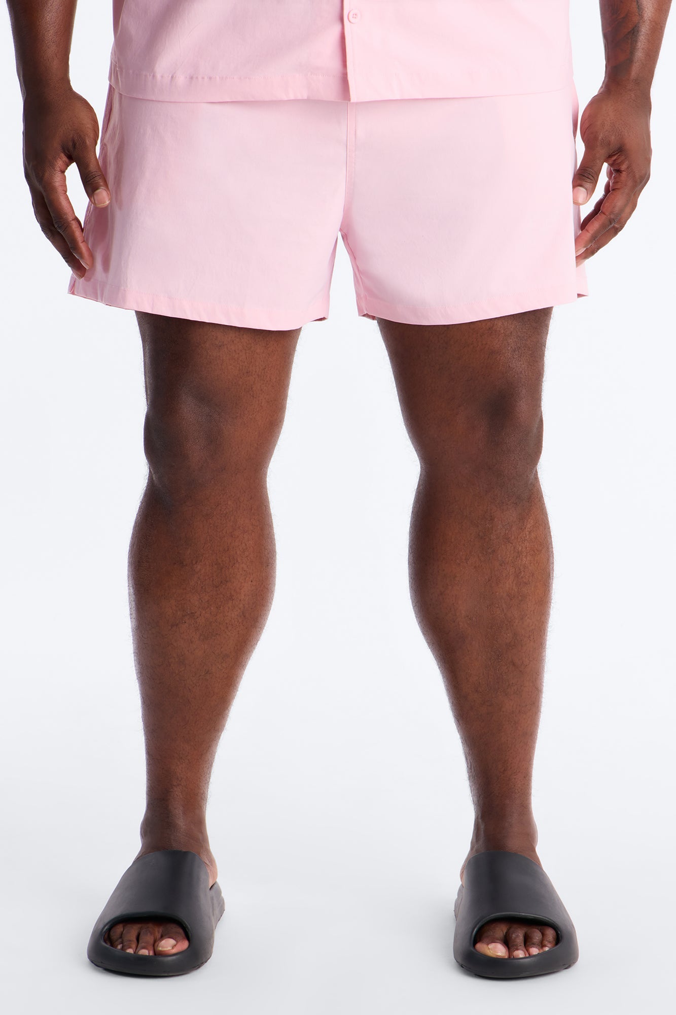 Montez Stretch Swim Trunk 7″ - Pink