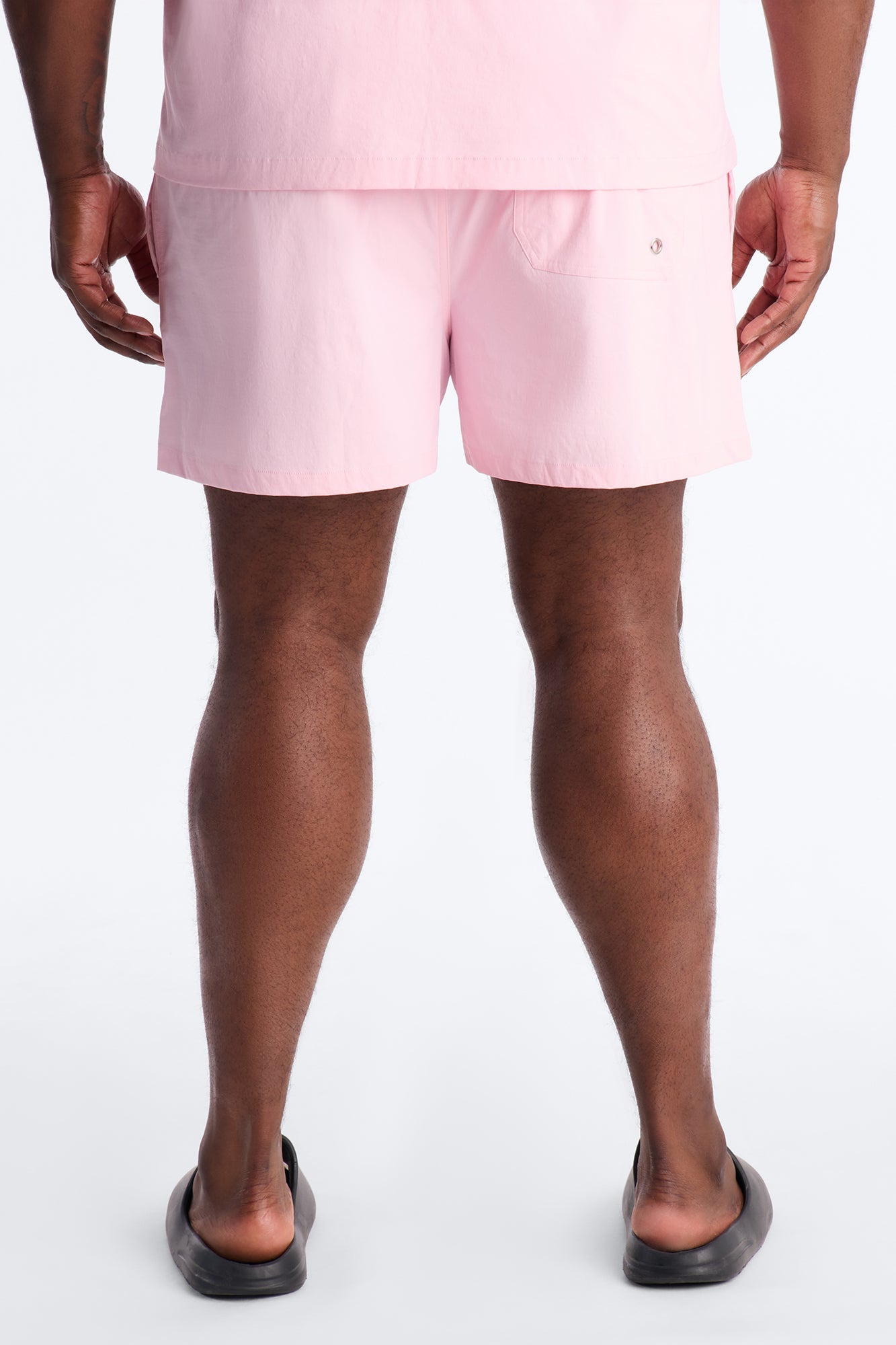Montez Stretch Swim Trunk 7″ - Pink