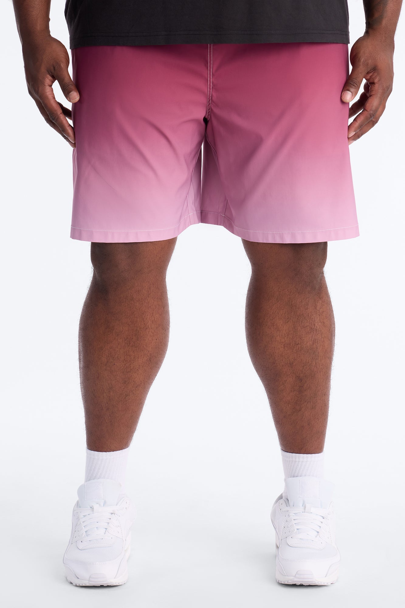 Relaxed Fade Away Ombre Short - Purple
