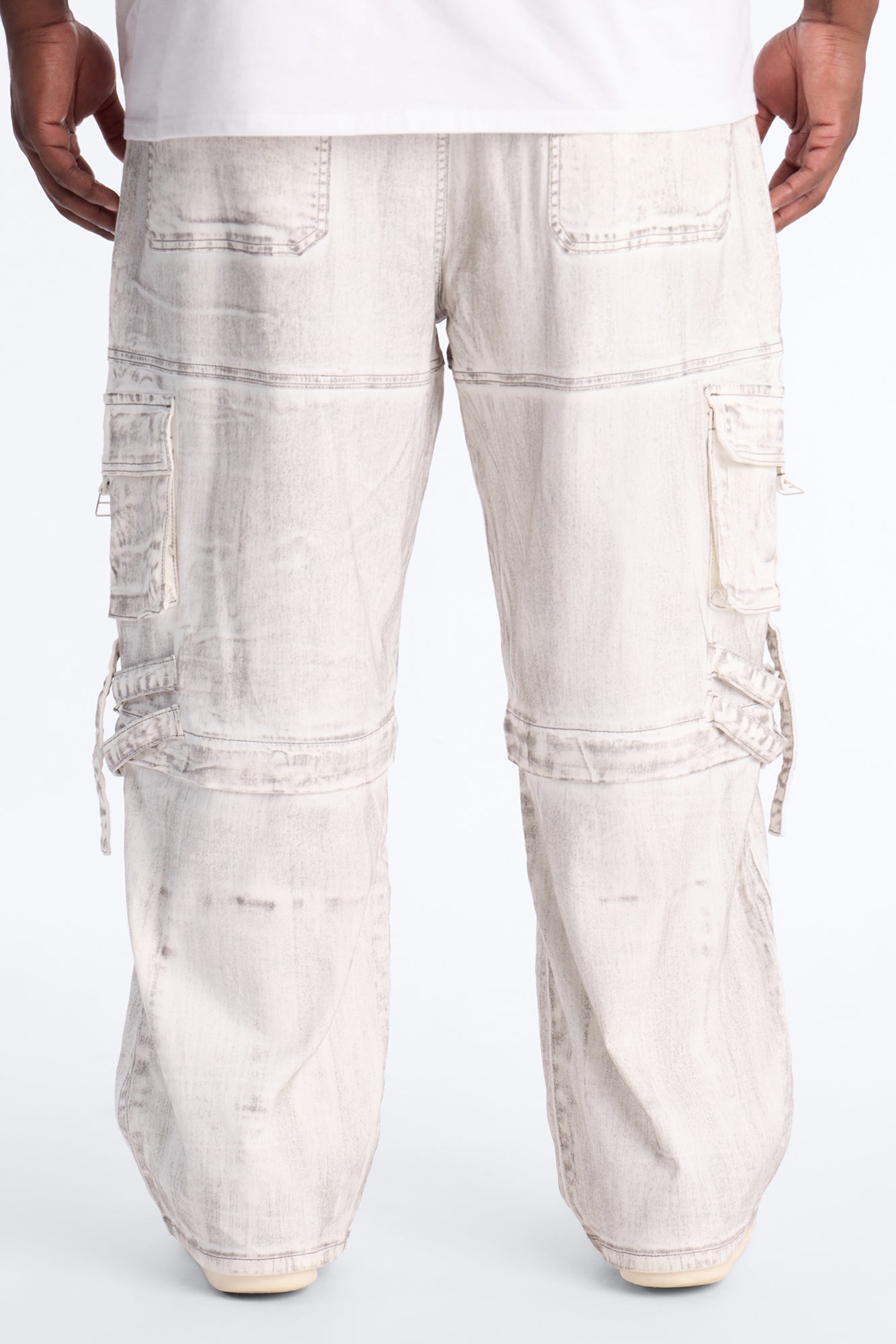 Morph City Switch Cargo Jean - Light Grey
