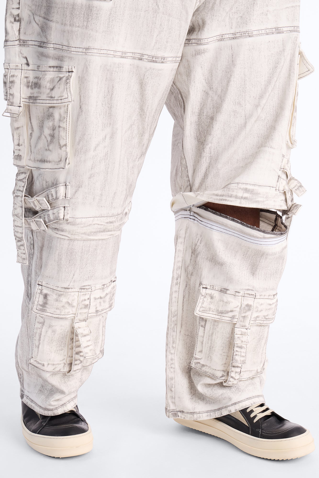 Morph City Switch Cargo Jean - Light Grey