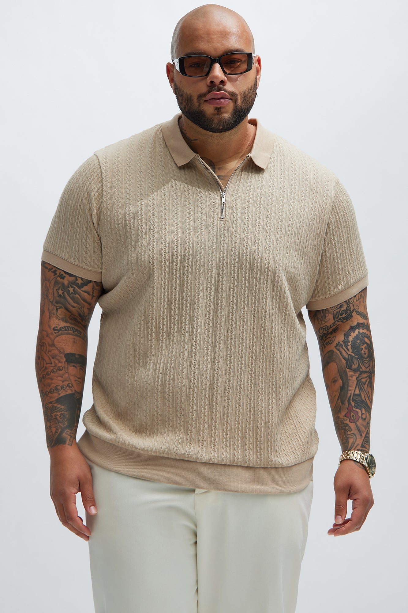 Caddie Short Sleeve Polo - Cream