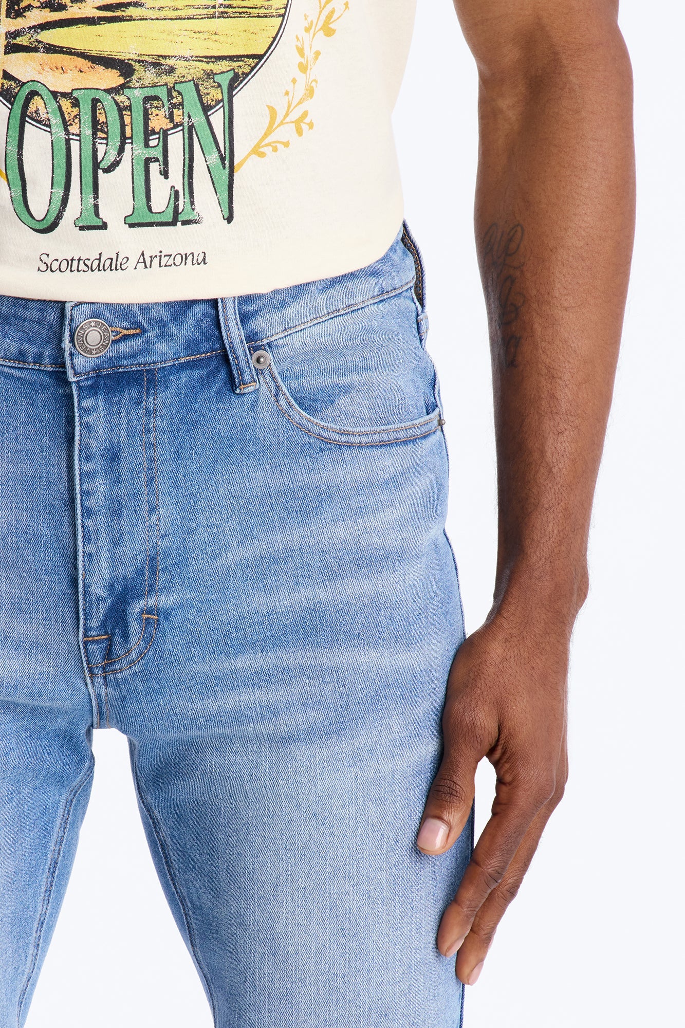 Essential Skinny Stretch Jean - Medium Blue Wash