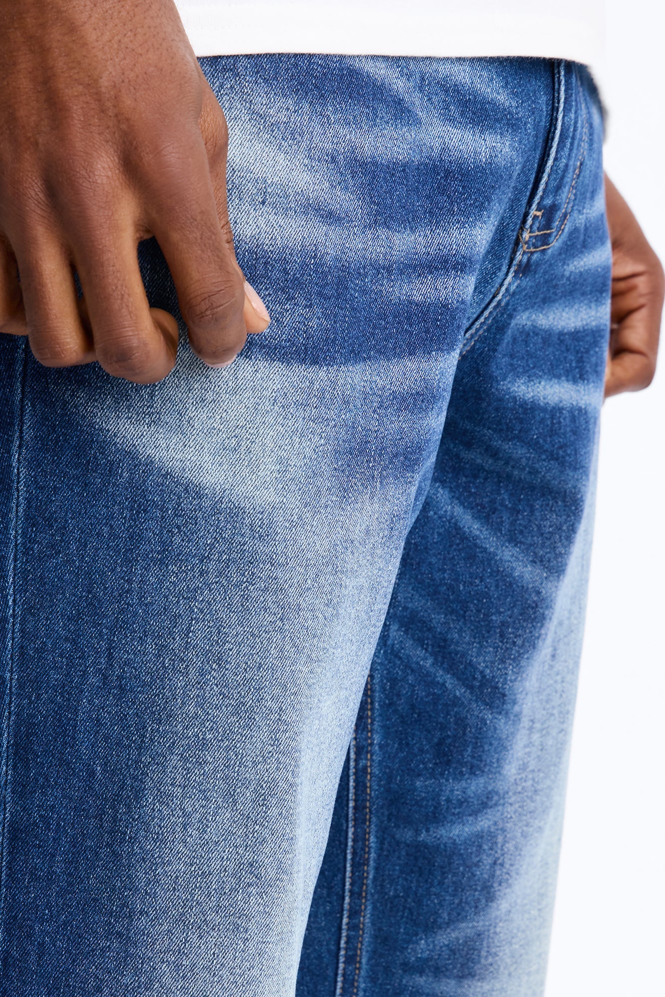 With It Slim Jeans - Medium Blue Wash