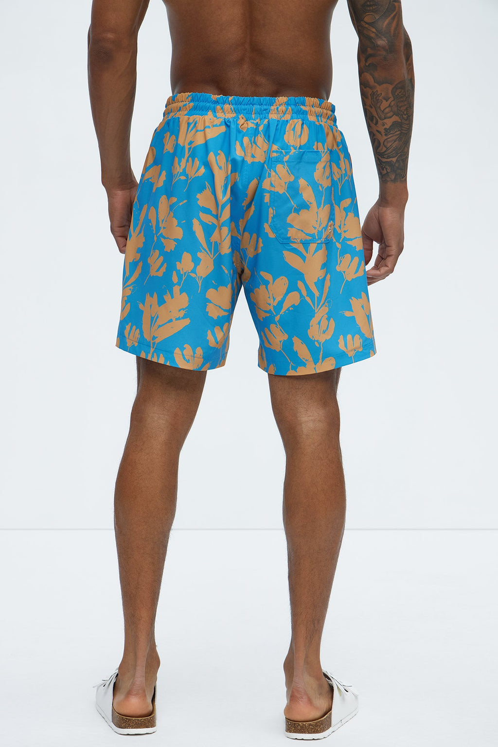 Bloom Off Swim Trunk - Blue/combo