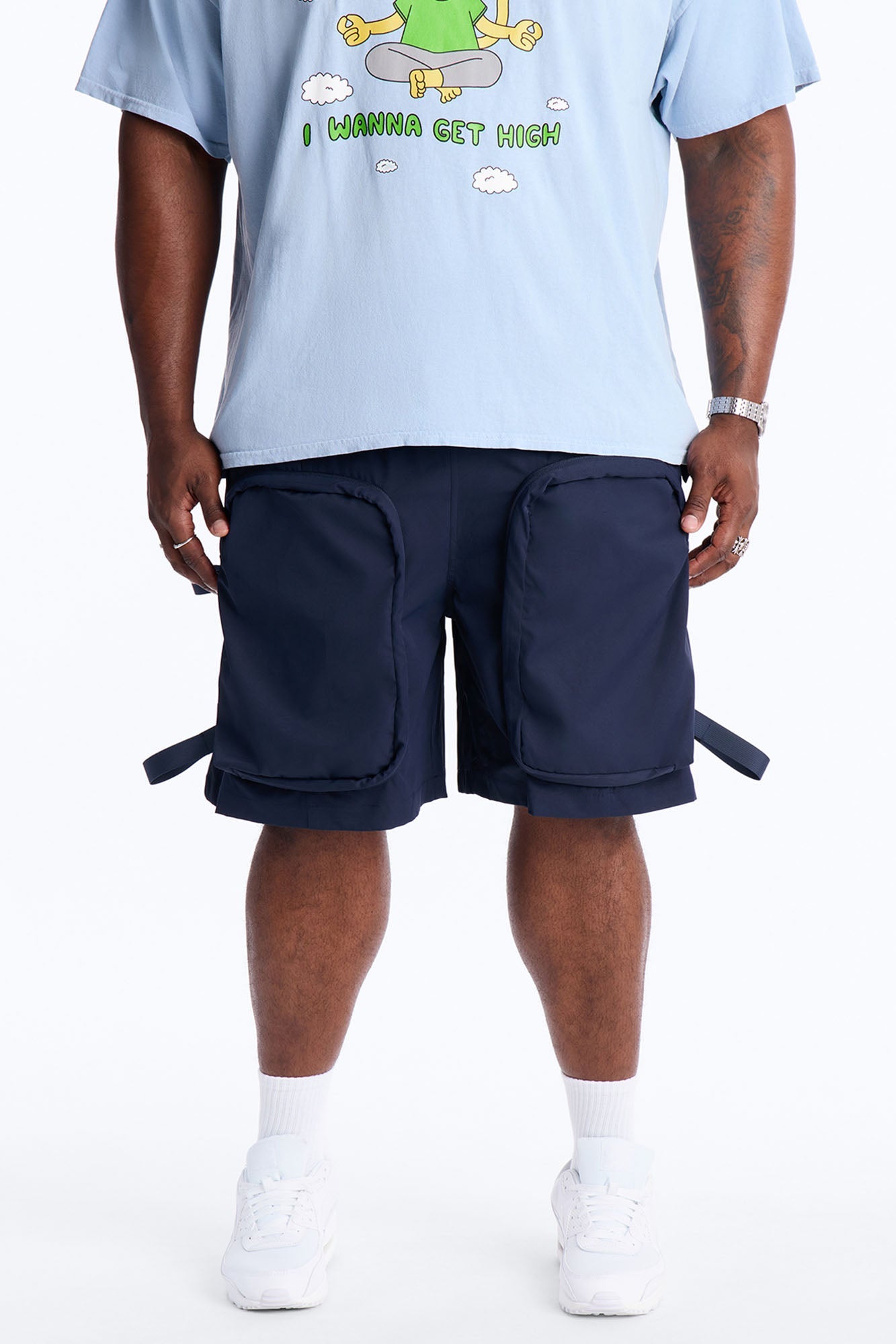 Relaxed Runyon Tech Short - Blue