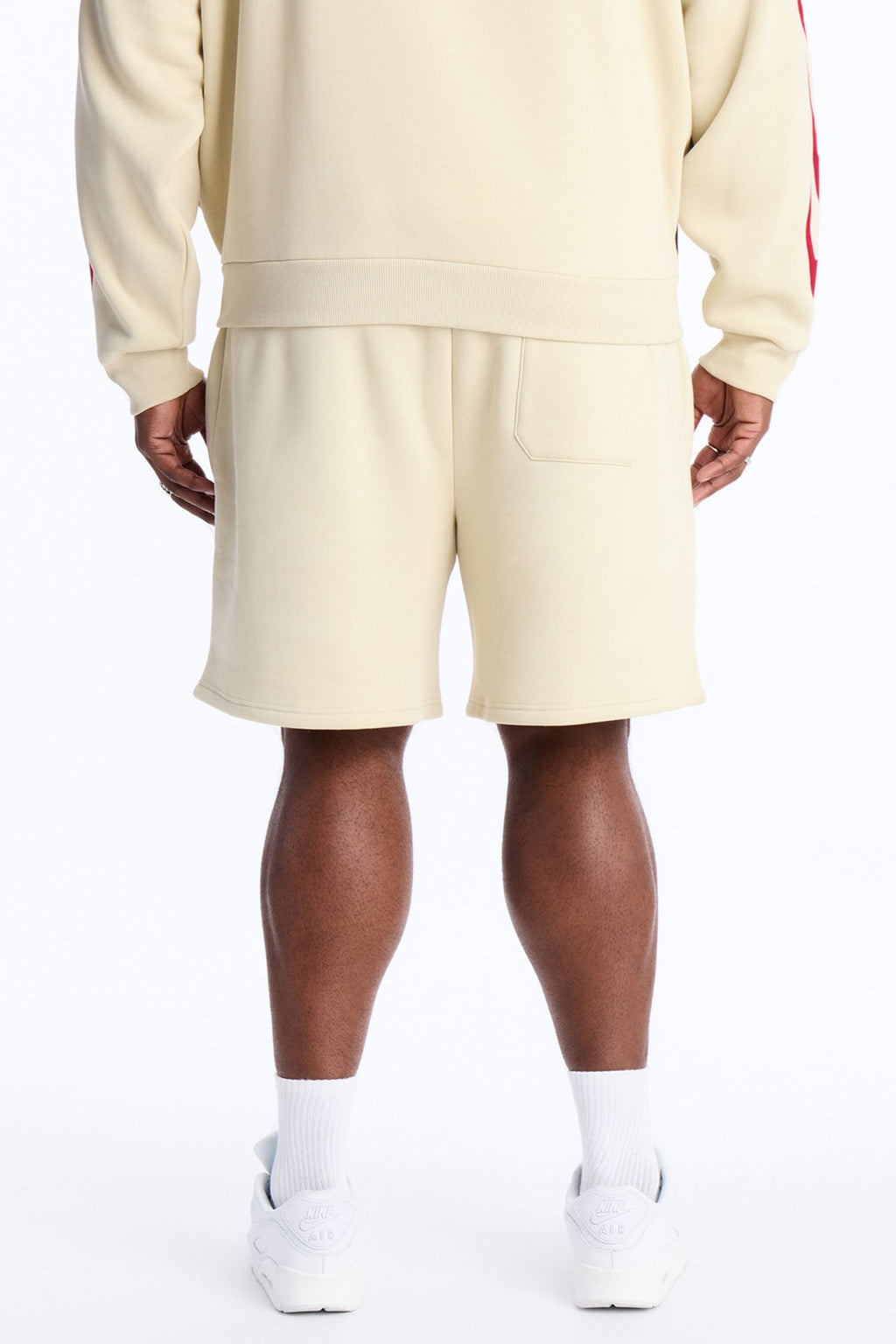Scarface Embroidery Patch Sweatshorts - Khaki