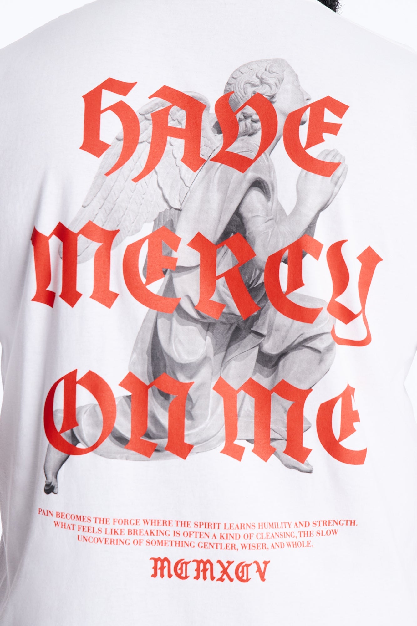 Pray For Me Angels Short Sleeve Tee - White