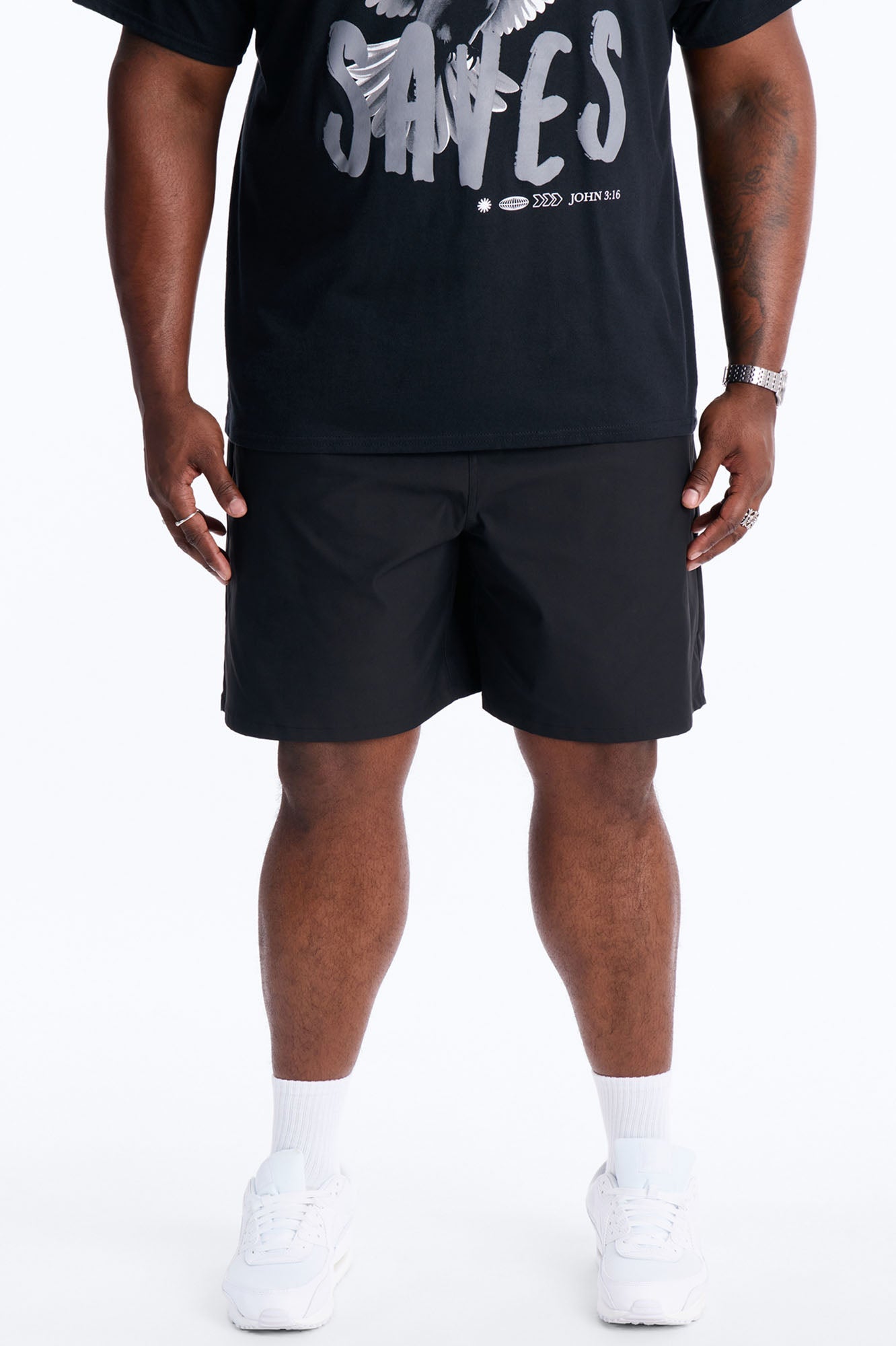 Relaxed City Relay Short - Black