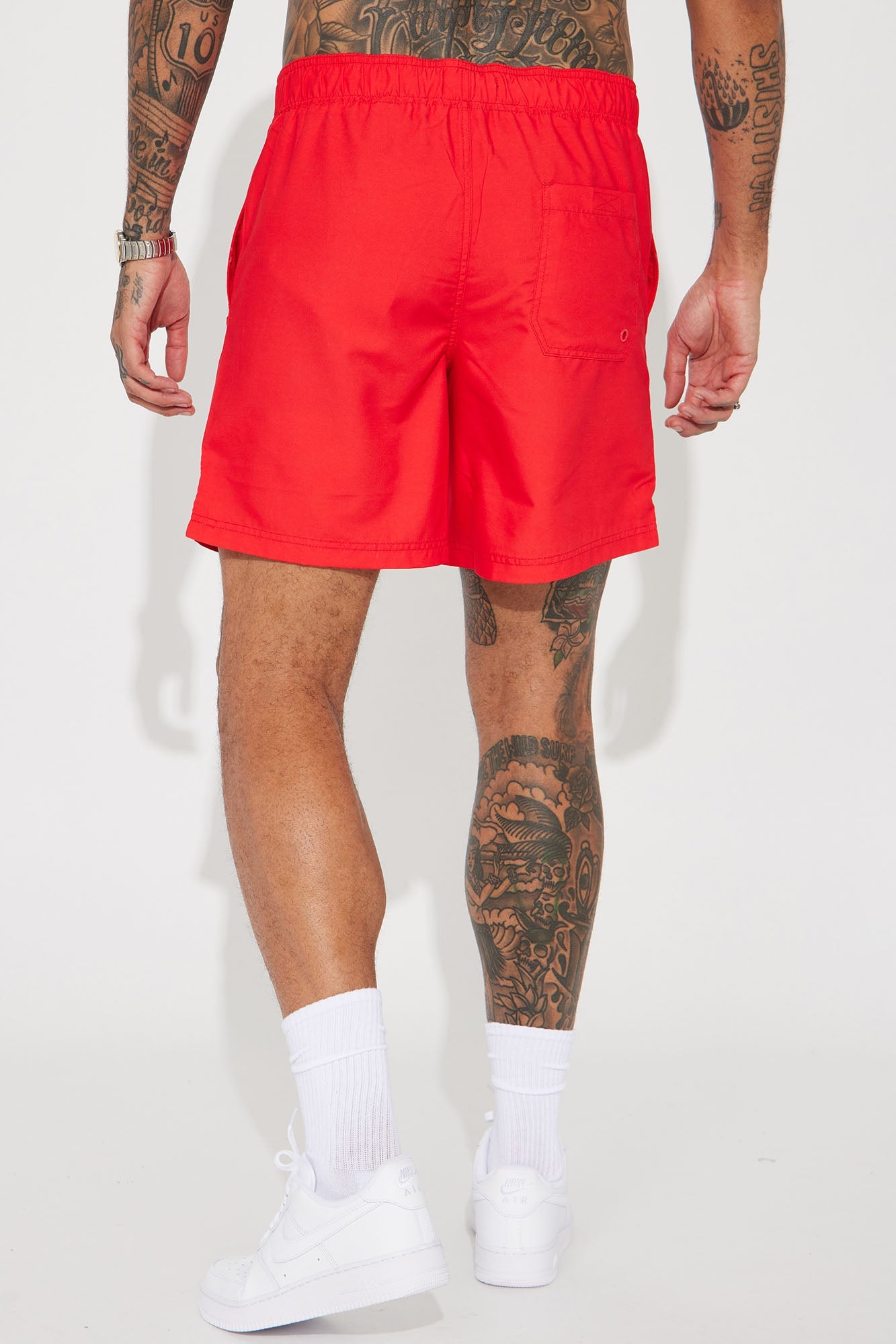 It's Dope Swim Trunk 7″ - Red