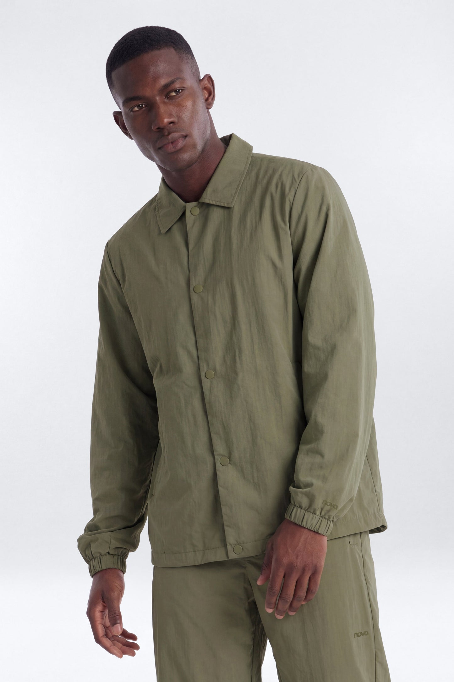CoreNylon Active Coach's Jacket - Moss