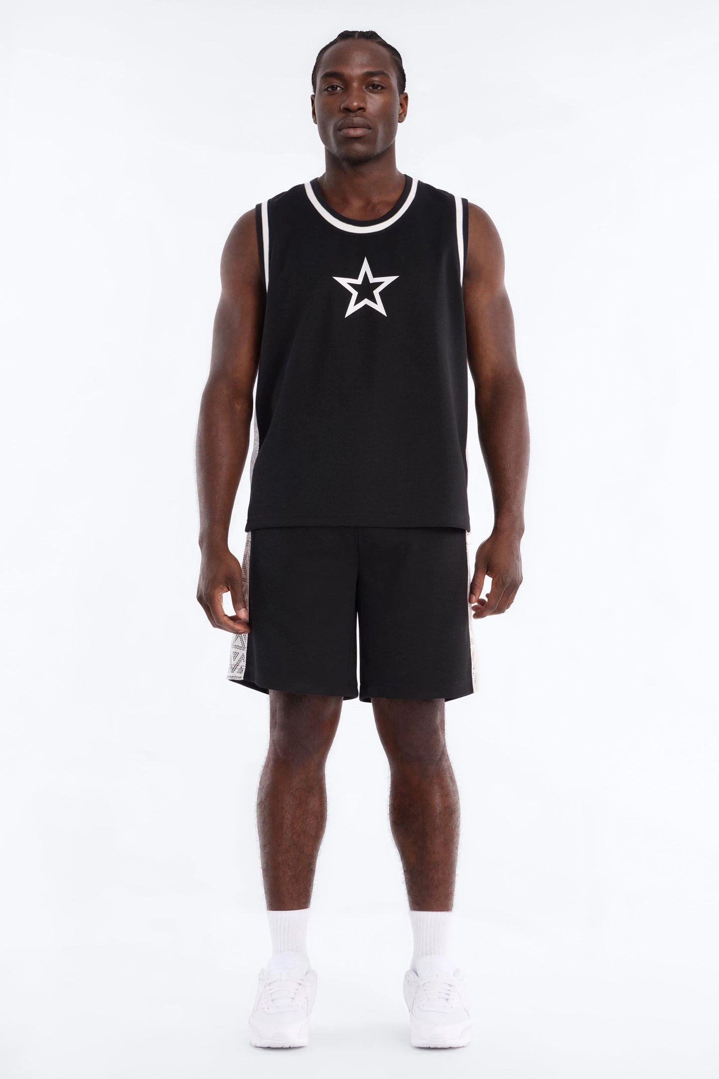 All Stars Elevated Jersey Tank - Black