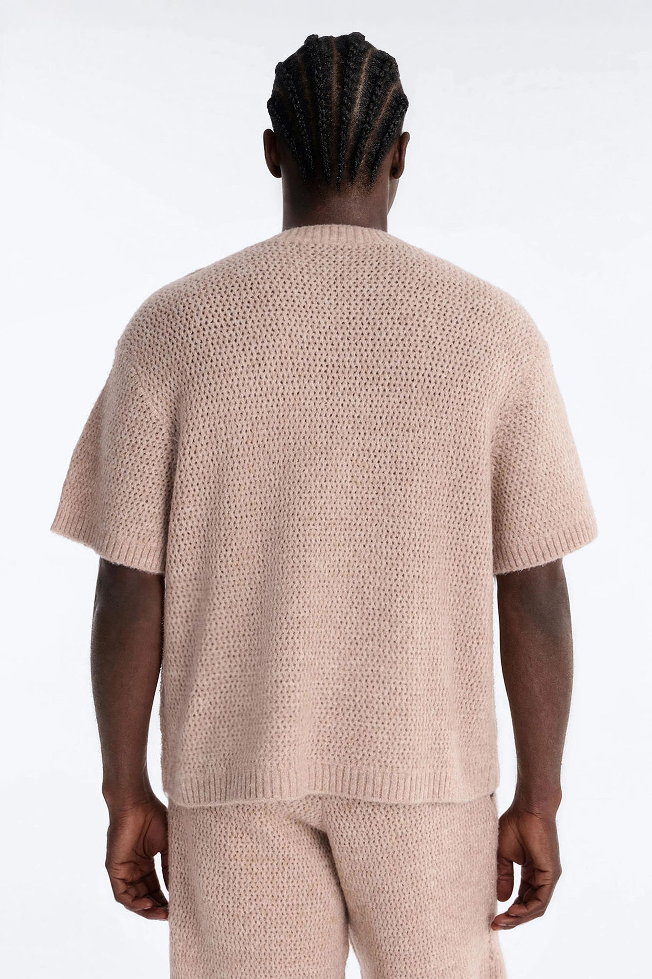 Oversized Venice Sweater Shirt - Stone