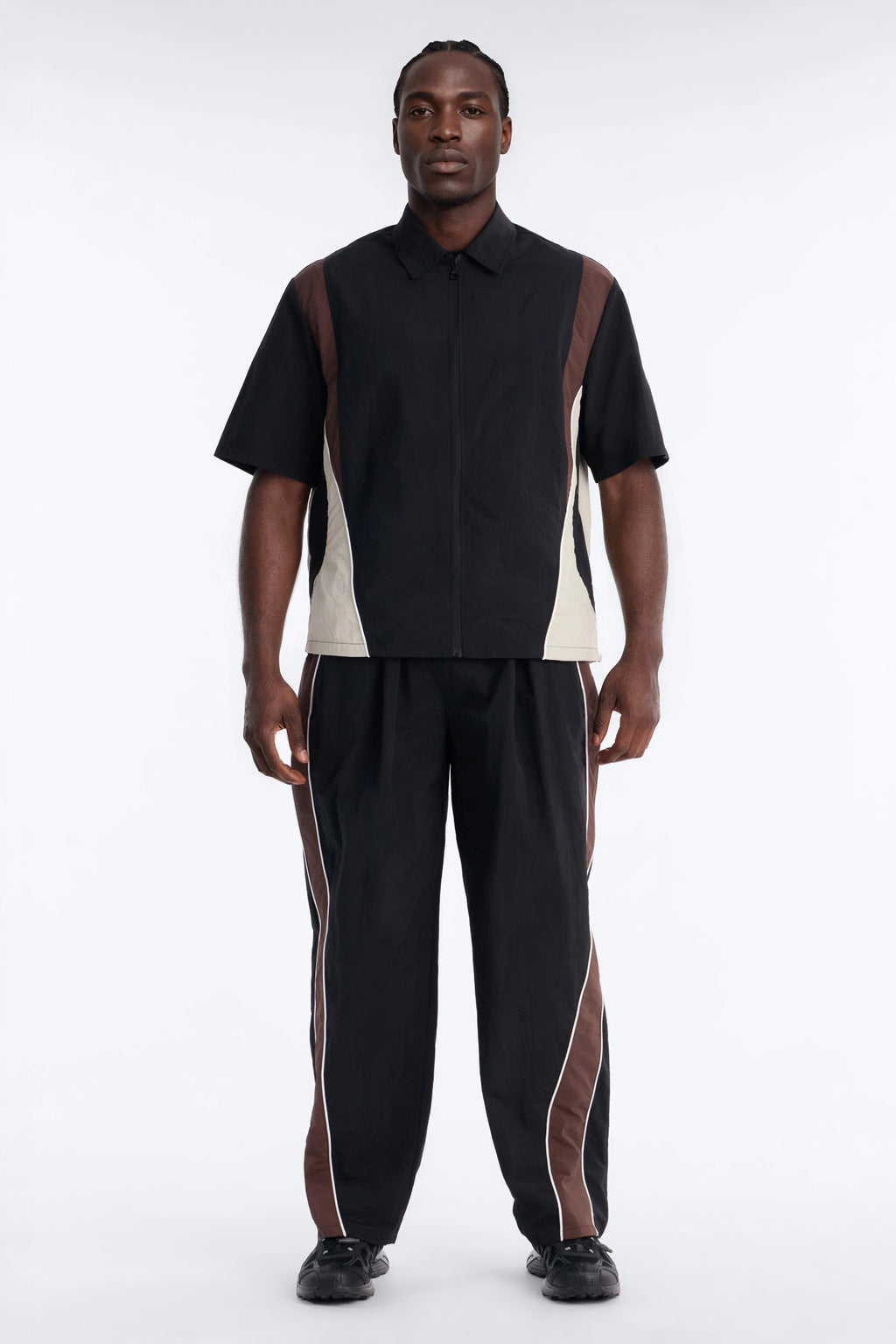 Barrel Osaka Block Pant - Black/Brown