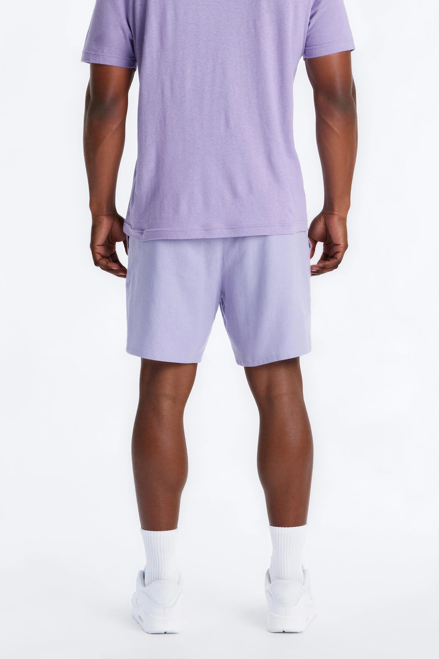 Bahamas Linen Slim Short - Lavender
