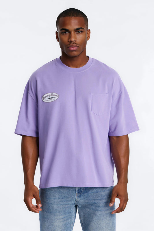 Boxy Gas Station Boxy Tee - Purple