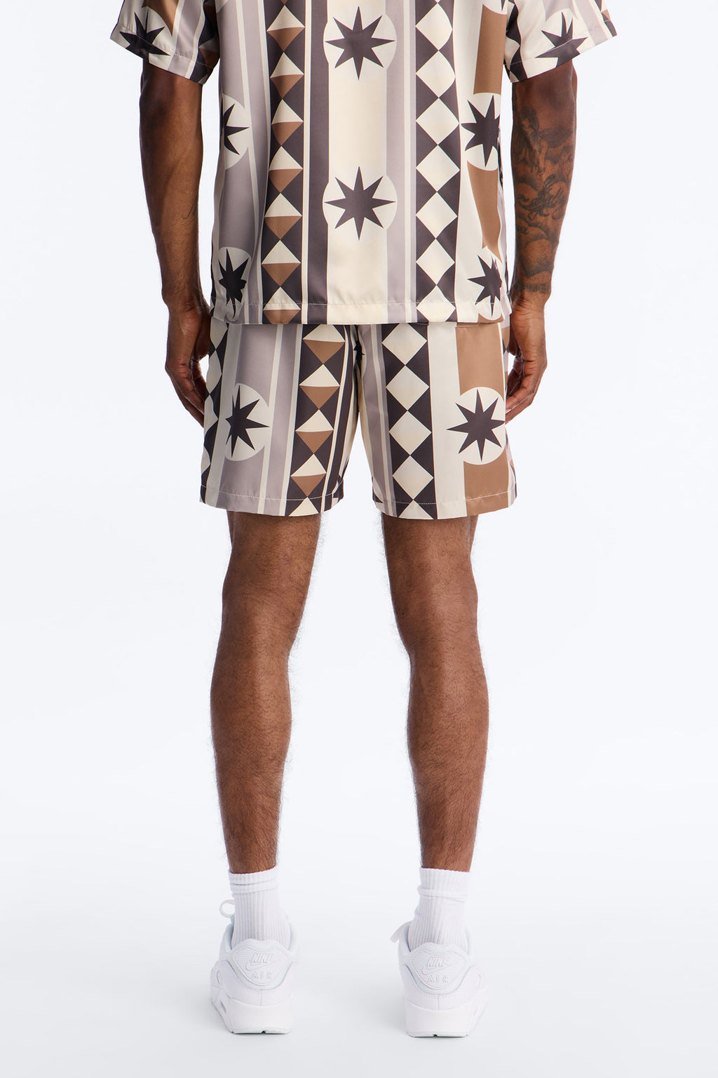 Toscana Geo Relaxed Short - Tan