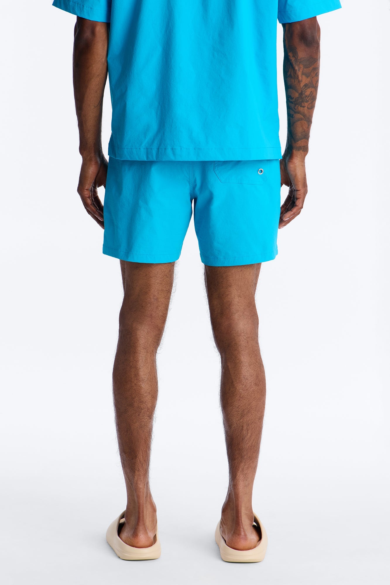 Montez Stretch Swim Trunk 6″ - Blue