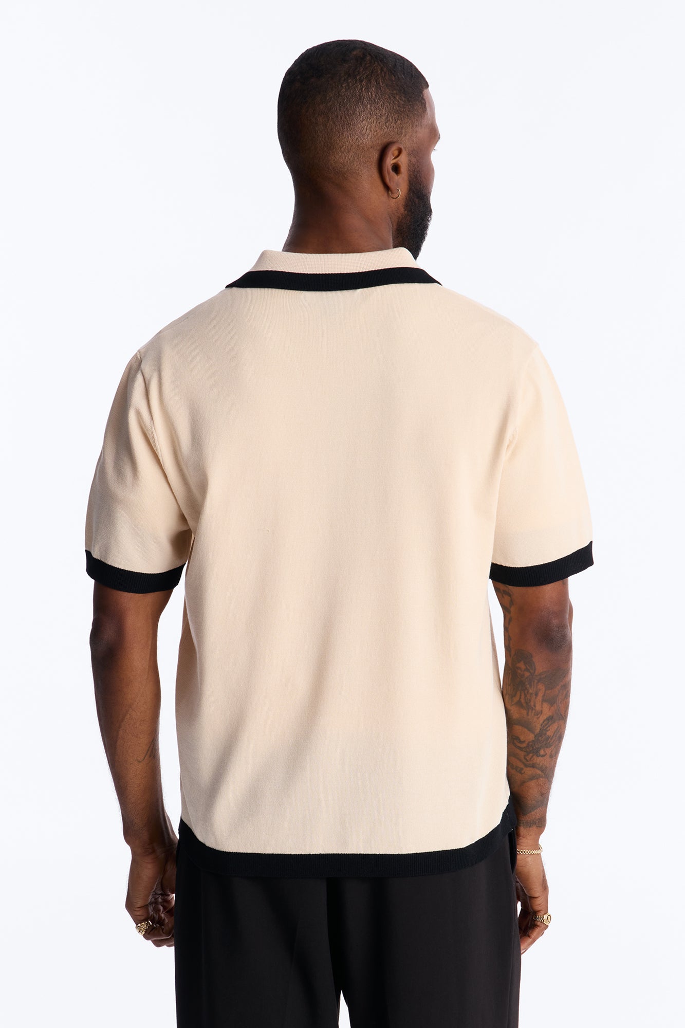 Rue Saint Johnny Collar Polo - Tan