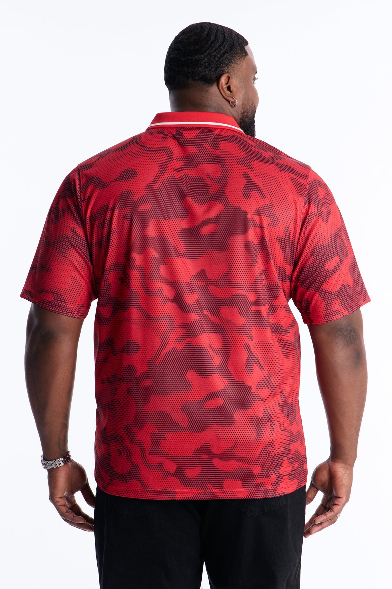 Bulls Digi Camo Soccer Top - Red