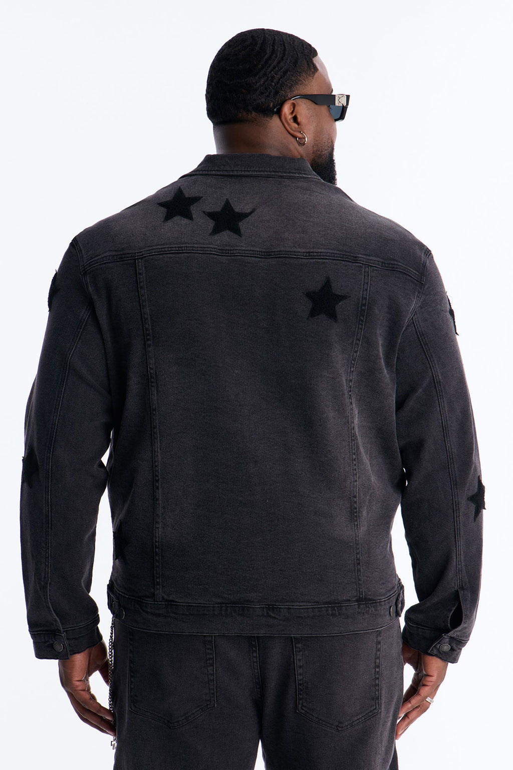 Stellar Denim Trucker Jacket - Black Wash