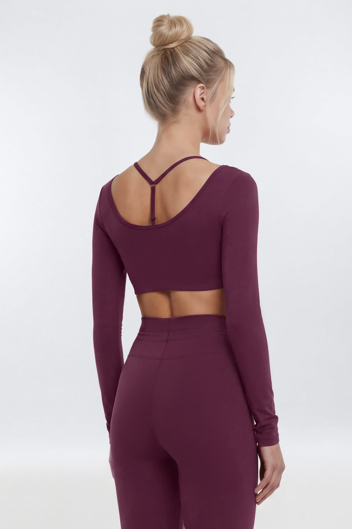 ProStretch™ Long Sleeve Sports Top - Merlot