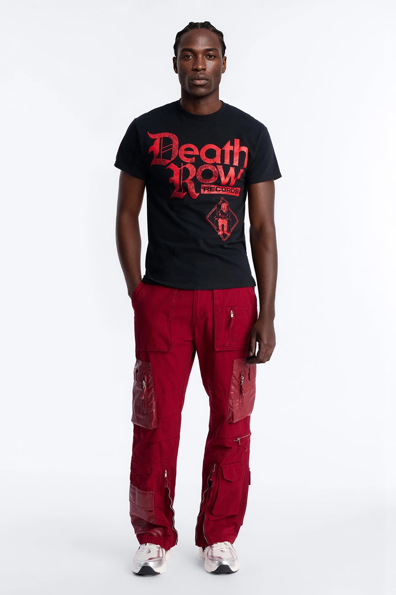 Death Row Records Label Short Sleeve Tee - Black