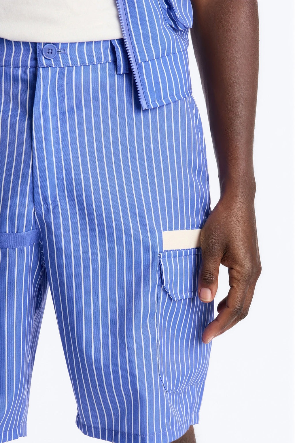 Relaxed Desert Dunes Cargo Short - Blue