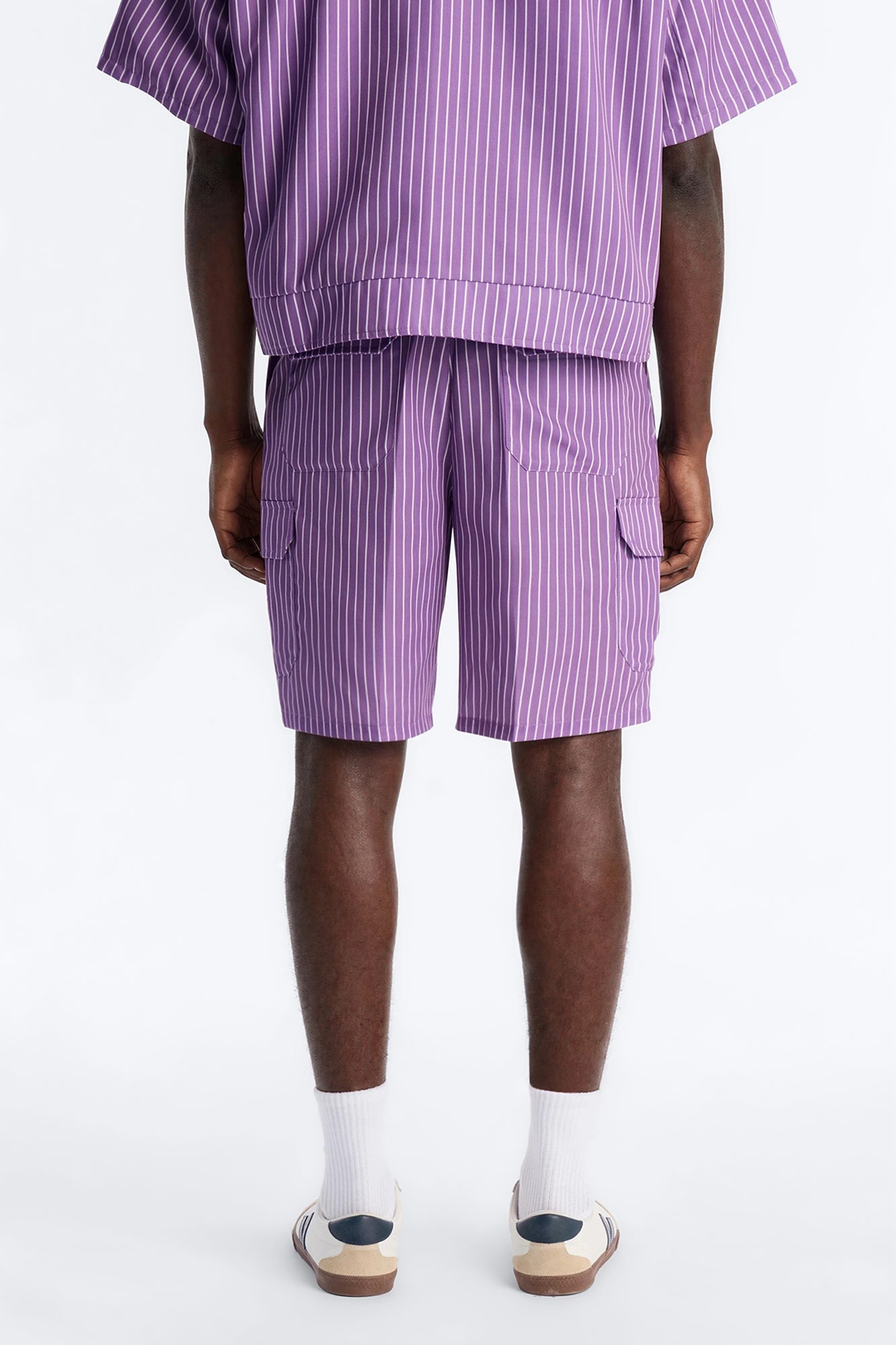 Relaxed Desert Dunes Cargo Short - Purple