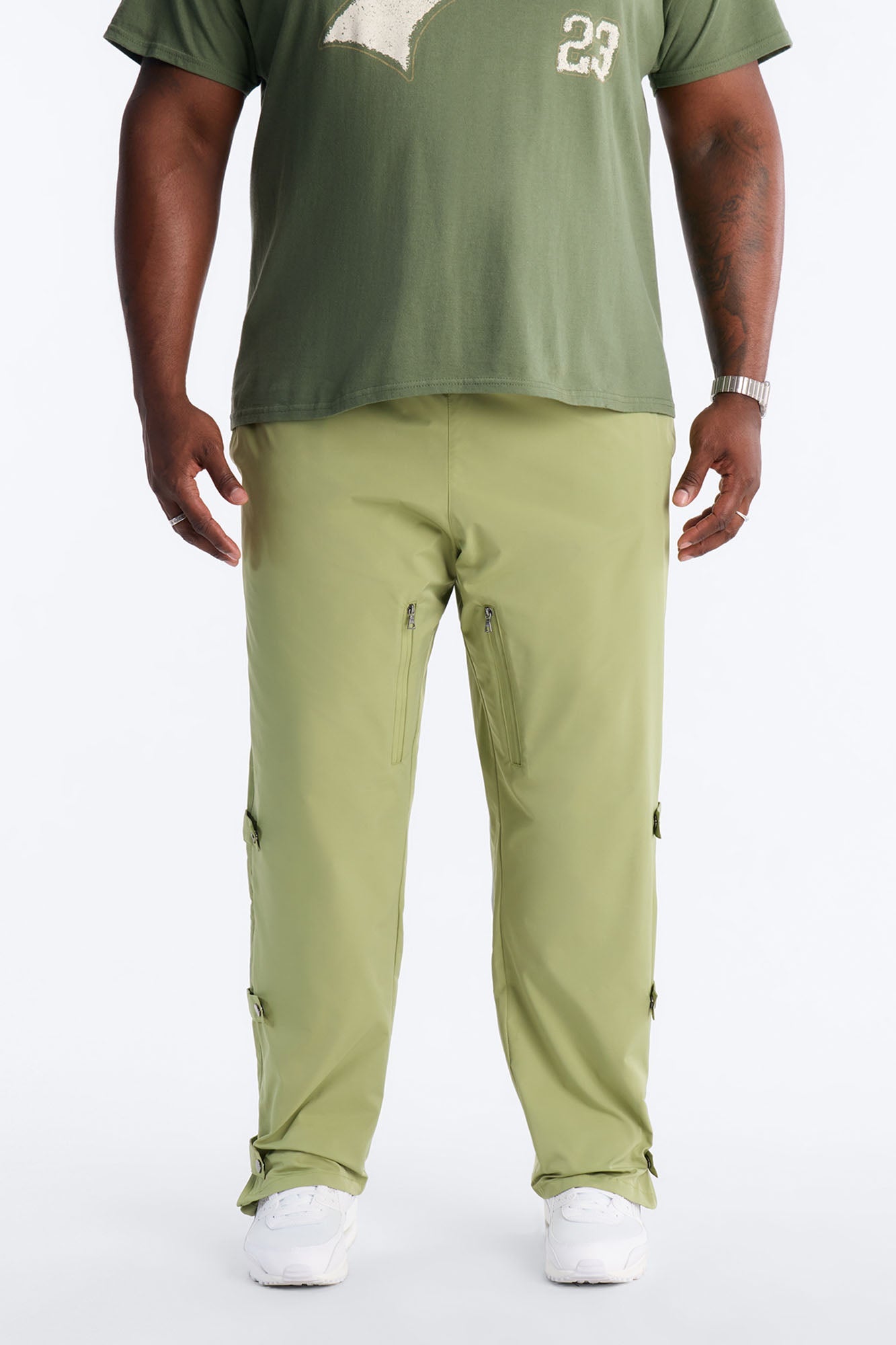 Slim Odyssey Multi Strap Pant - Sage