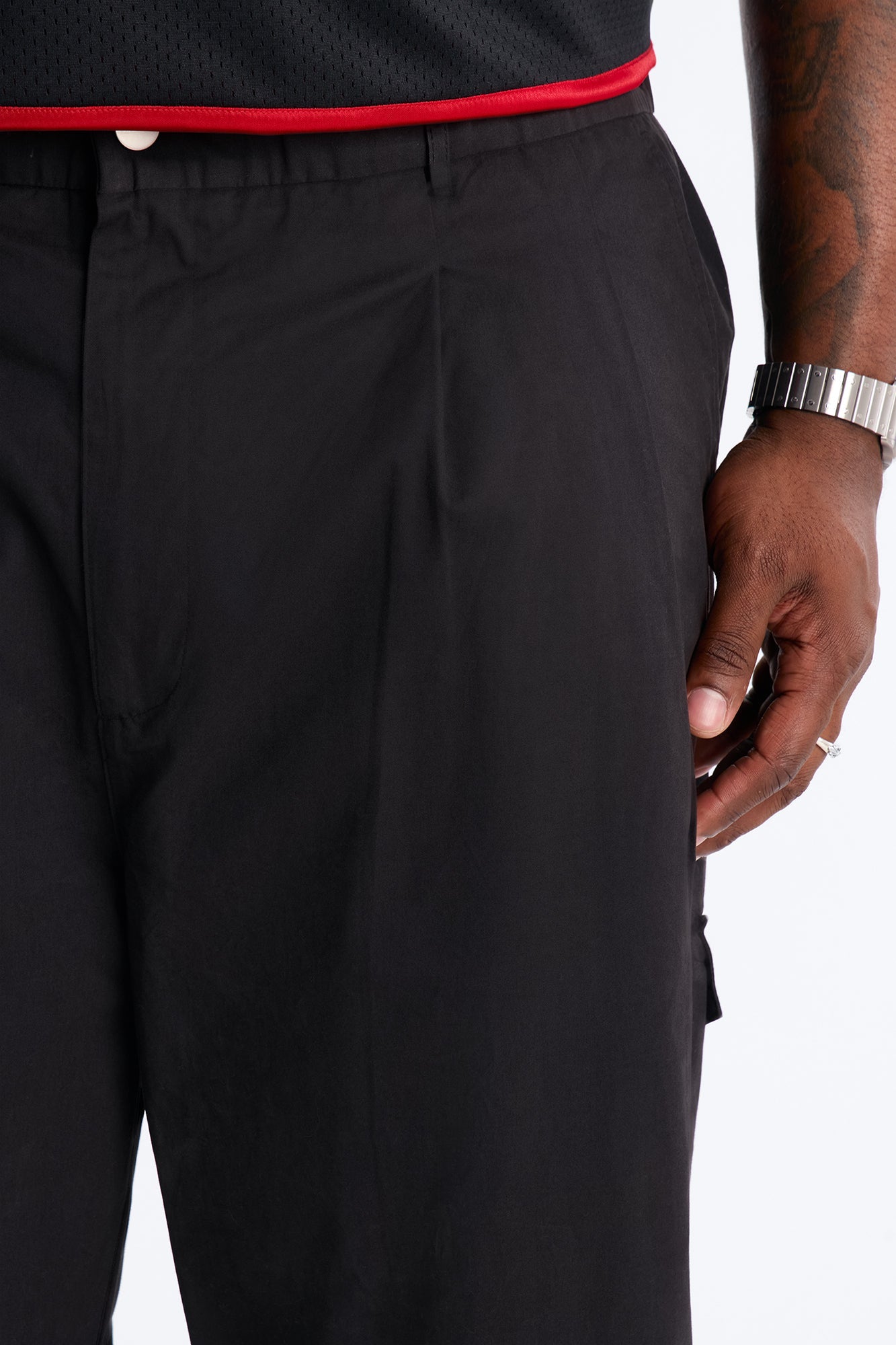 Barrel Accordion Pant - Black