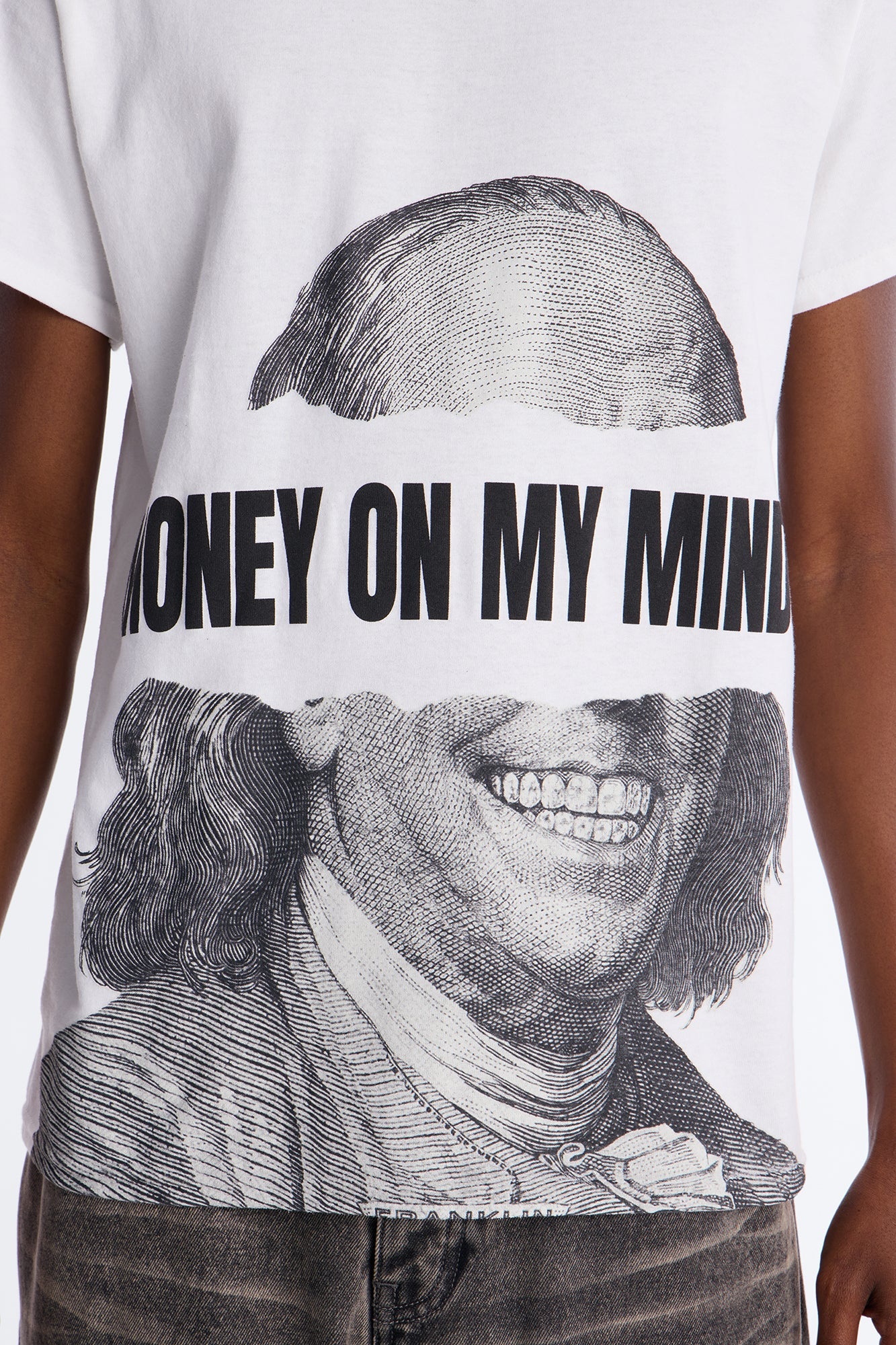 Hustle In My Blood Short Sleeve Tee - White