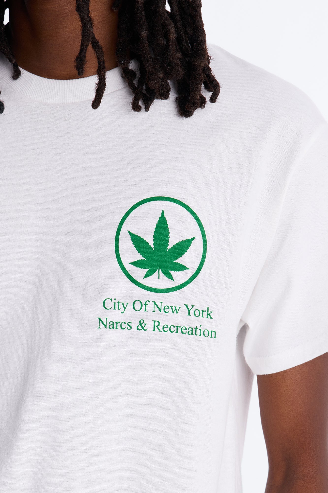 NYC Recreation Vibes Short Sleeve Tee - White