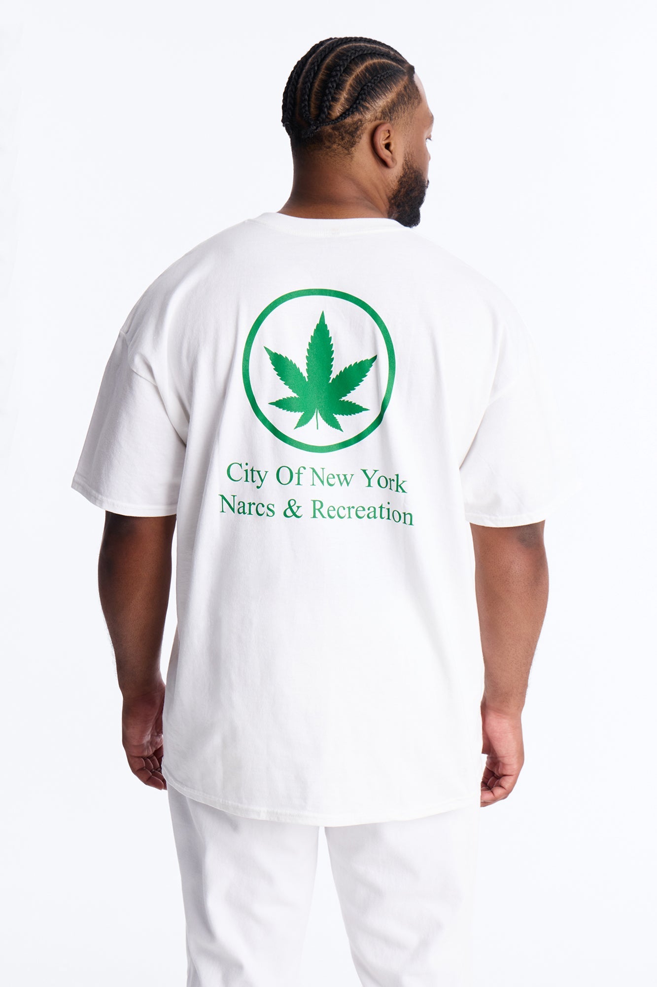 NYC Recreation Vibes Short Sleeve Tee - White