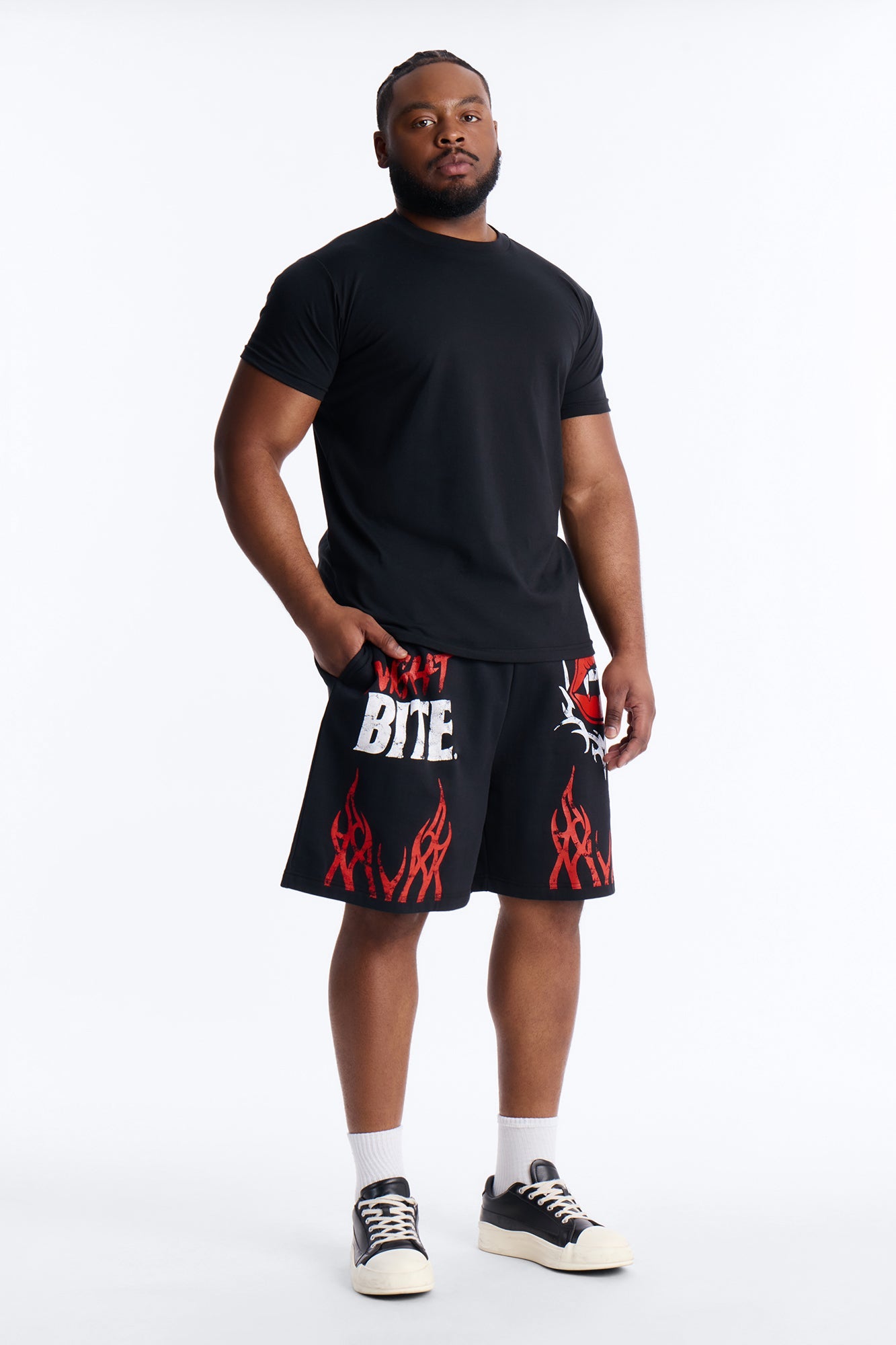 Night Bite Sweatshorts - Black