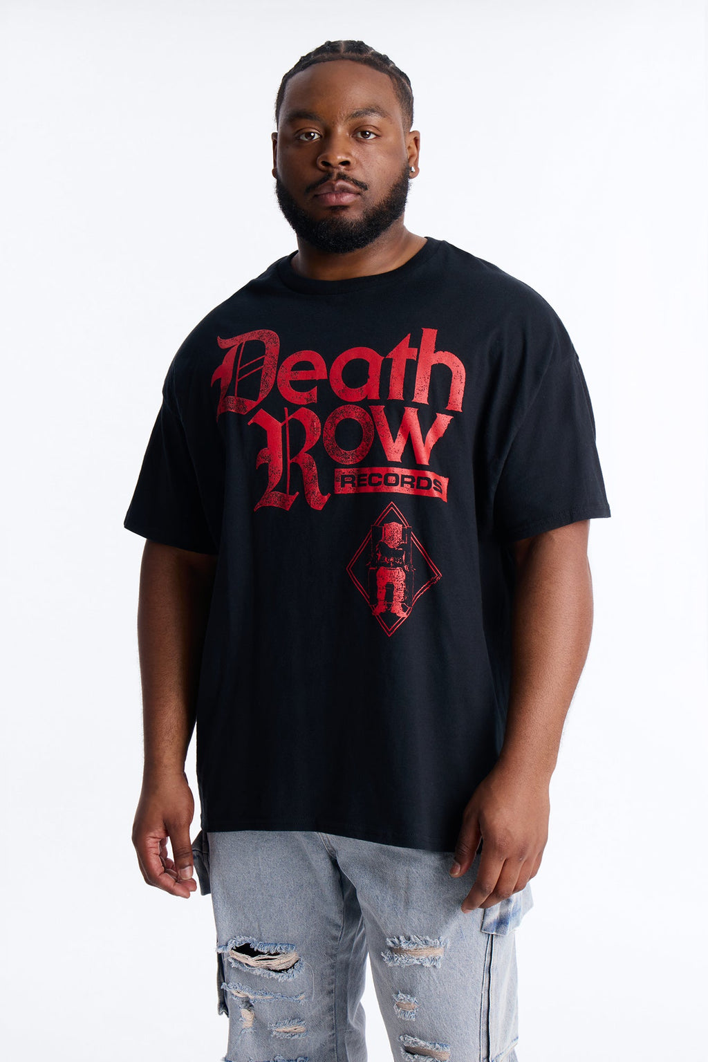 Death Row Records Label Short Sleeve Tee - Black
