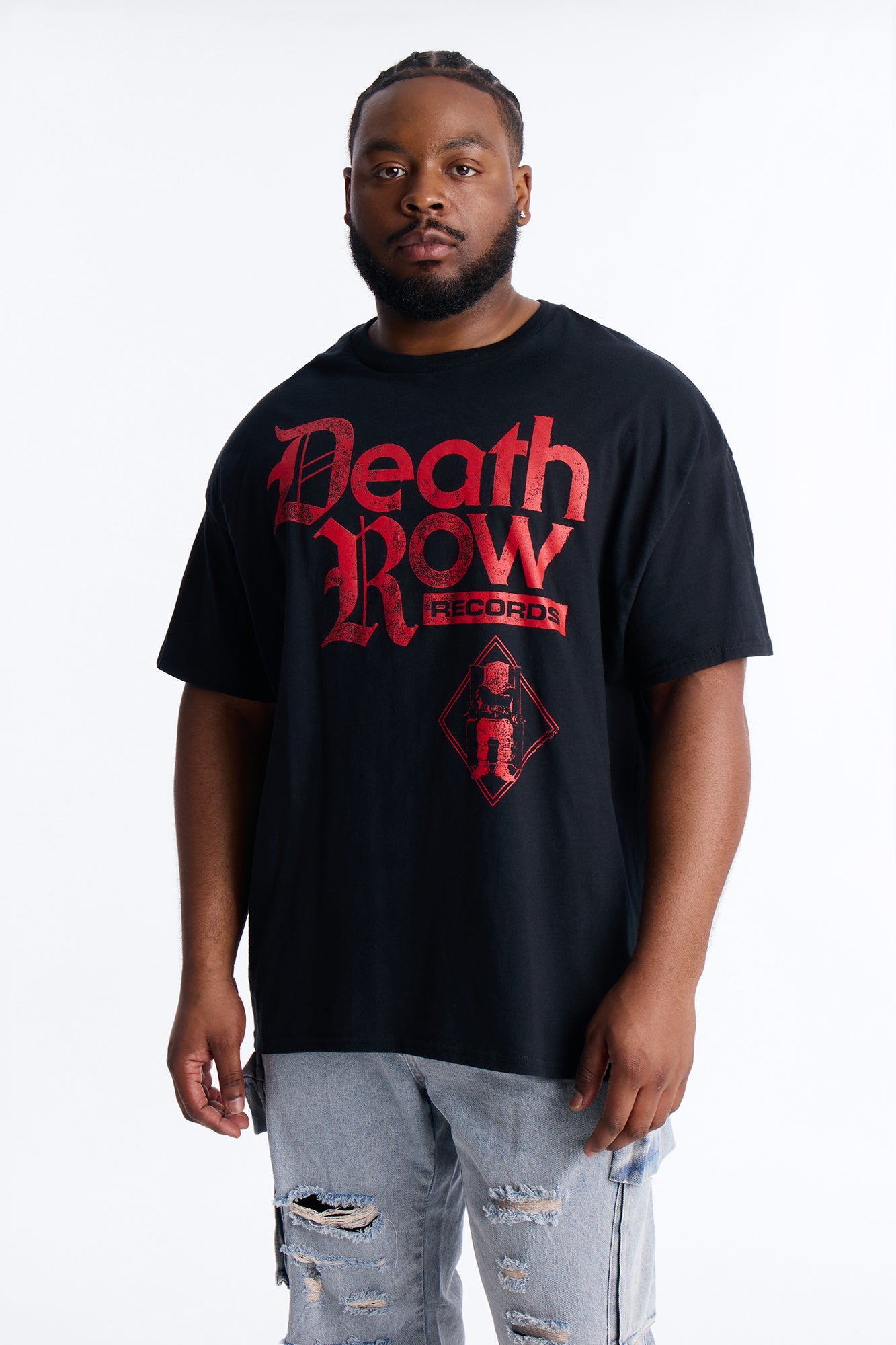 Death Row Records Label Short Sleeve Tee - Black