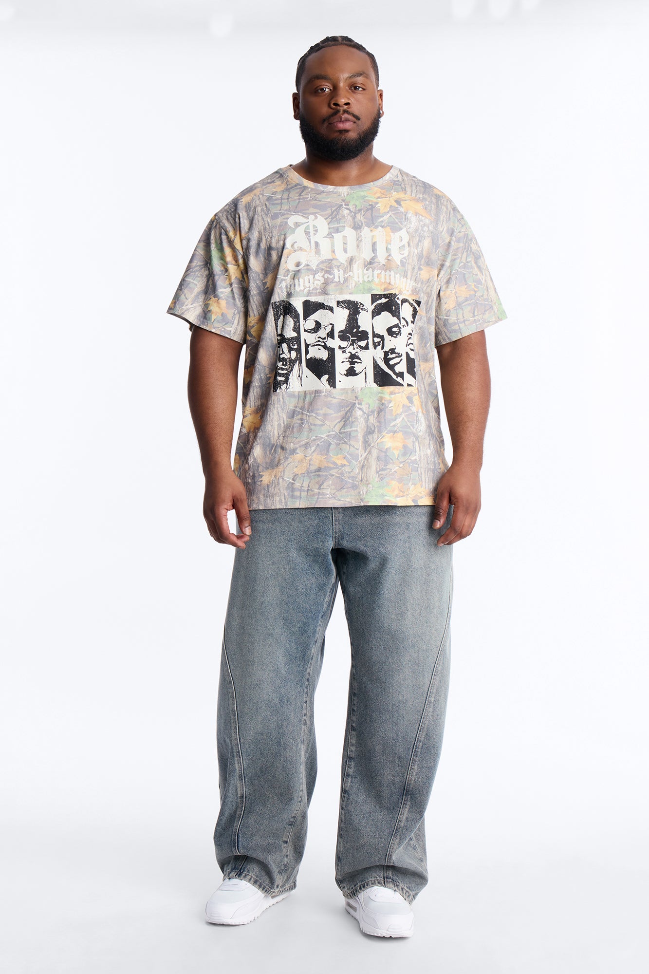 Bone Thugs N Harmony Camo Short Sleeve Shirt - Camouflage
